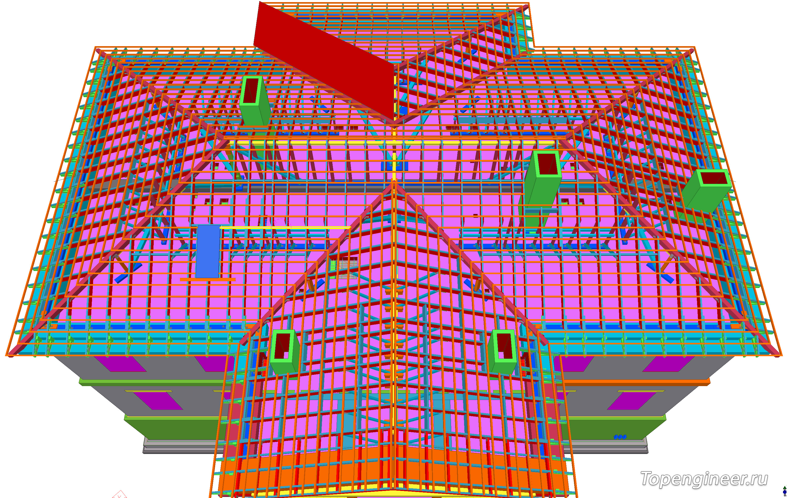 Проектирование раздела КЖ - разработка КМ, КЖ, КМД,  КМ, КЖ - Генеральное проектирование