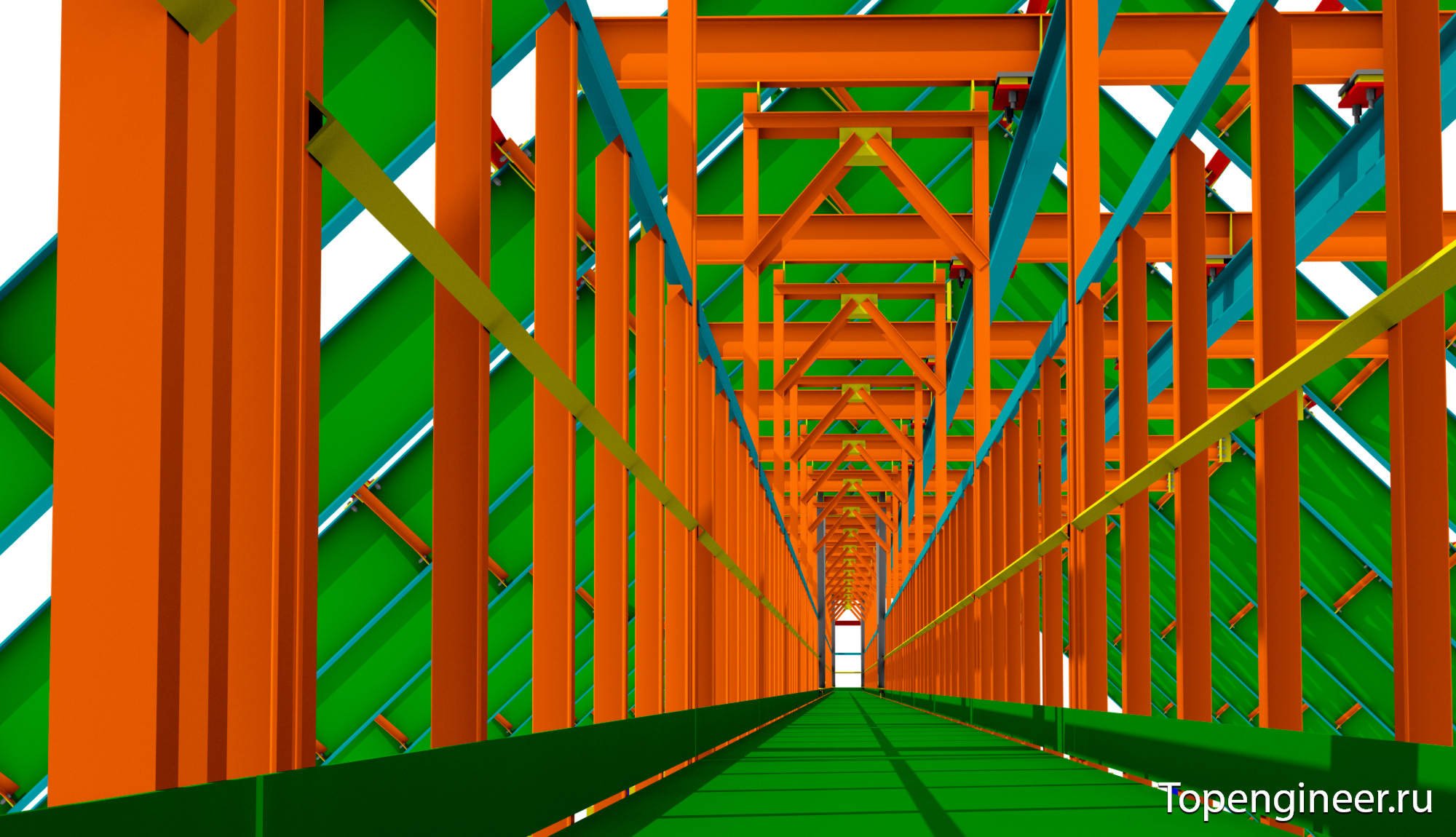 Проектирование двускатной кровли - Разработка КМД