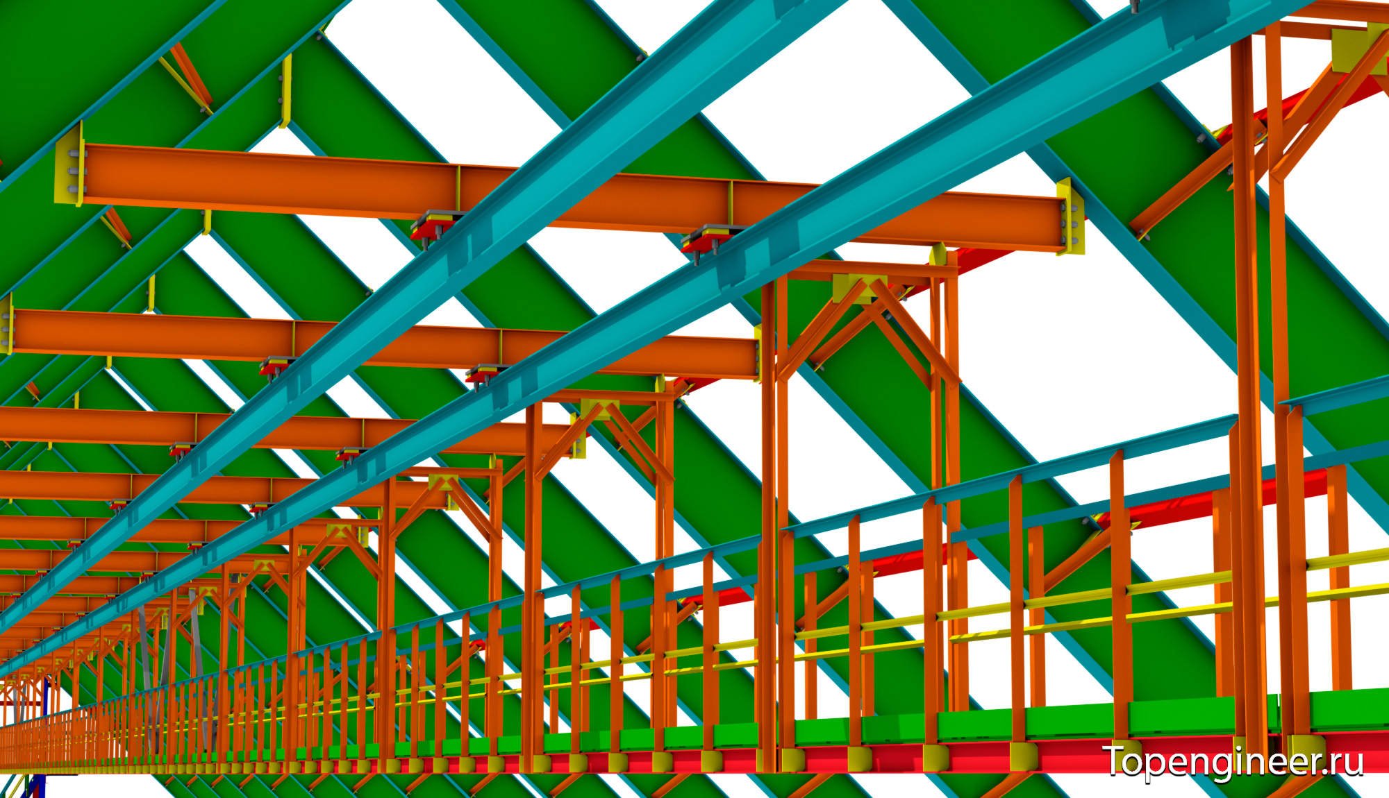 Проектирование двускатной кровли - Разработка КМД