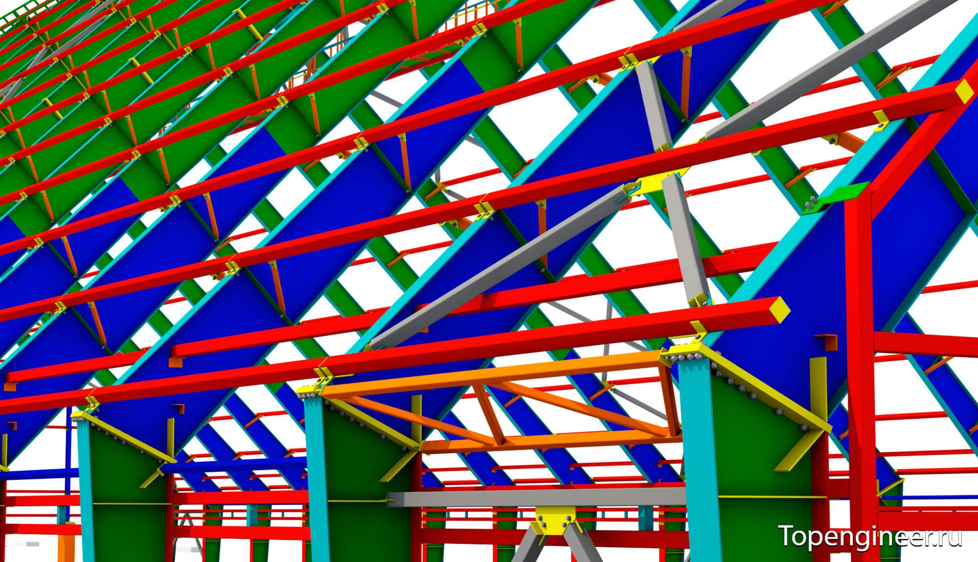 Проектирование двускатной кровли - Разработка КМД