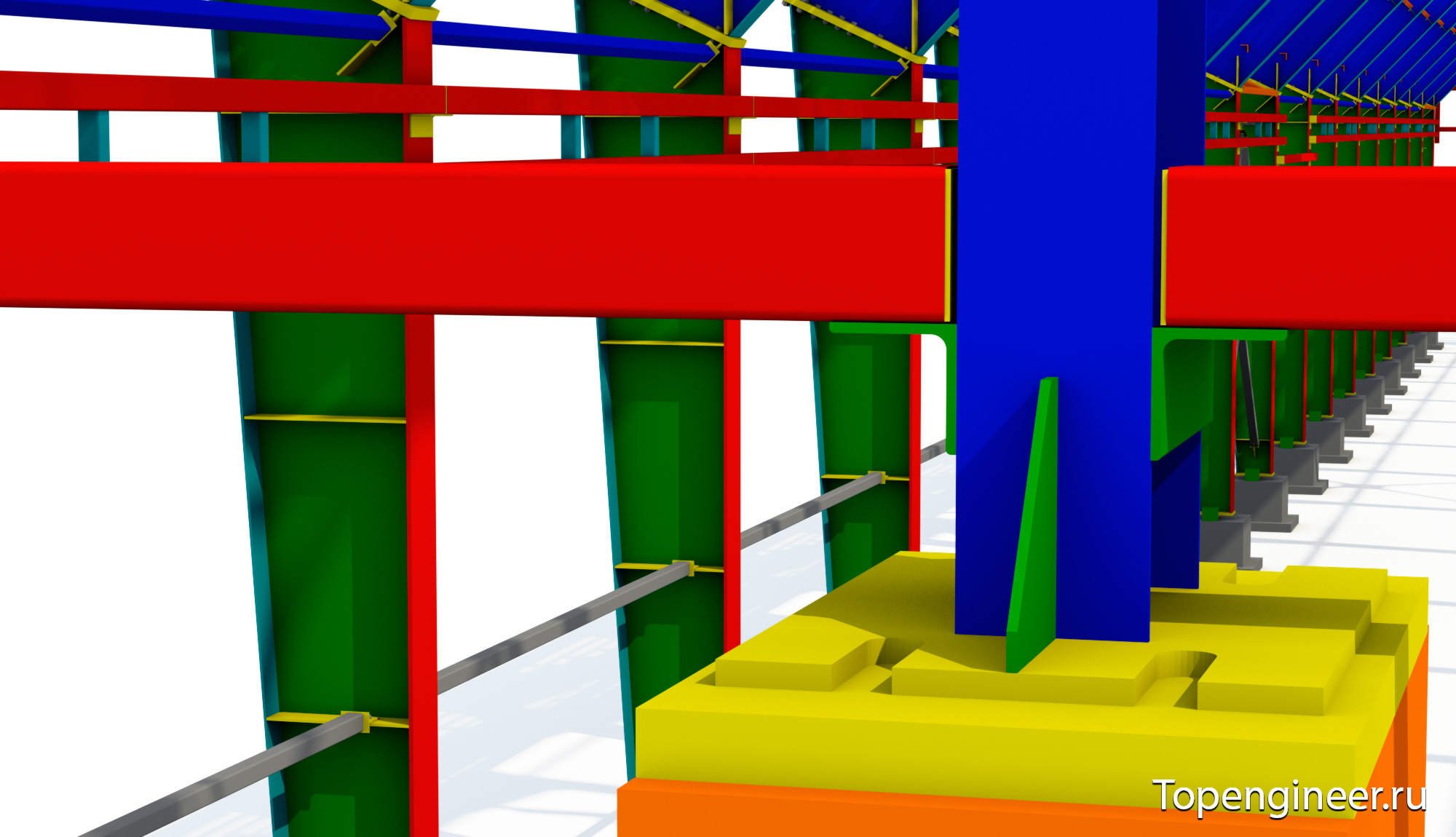 Проектирование двускатной кровли - Разработка КМД