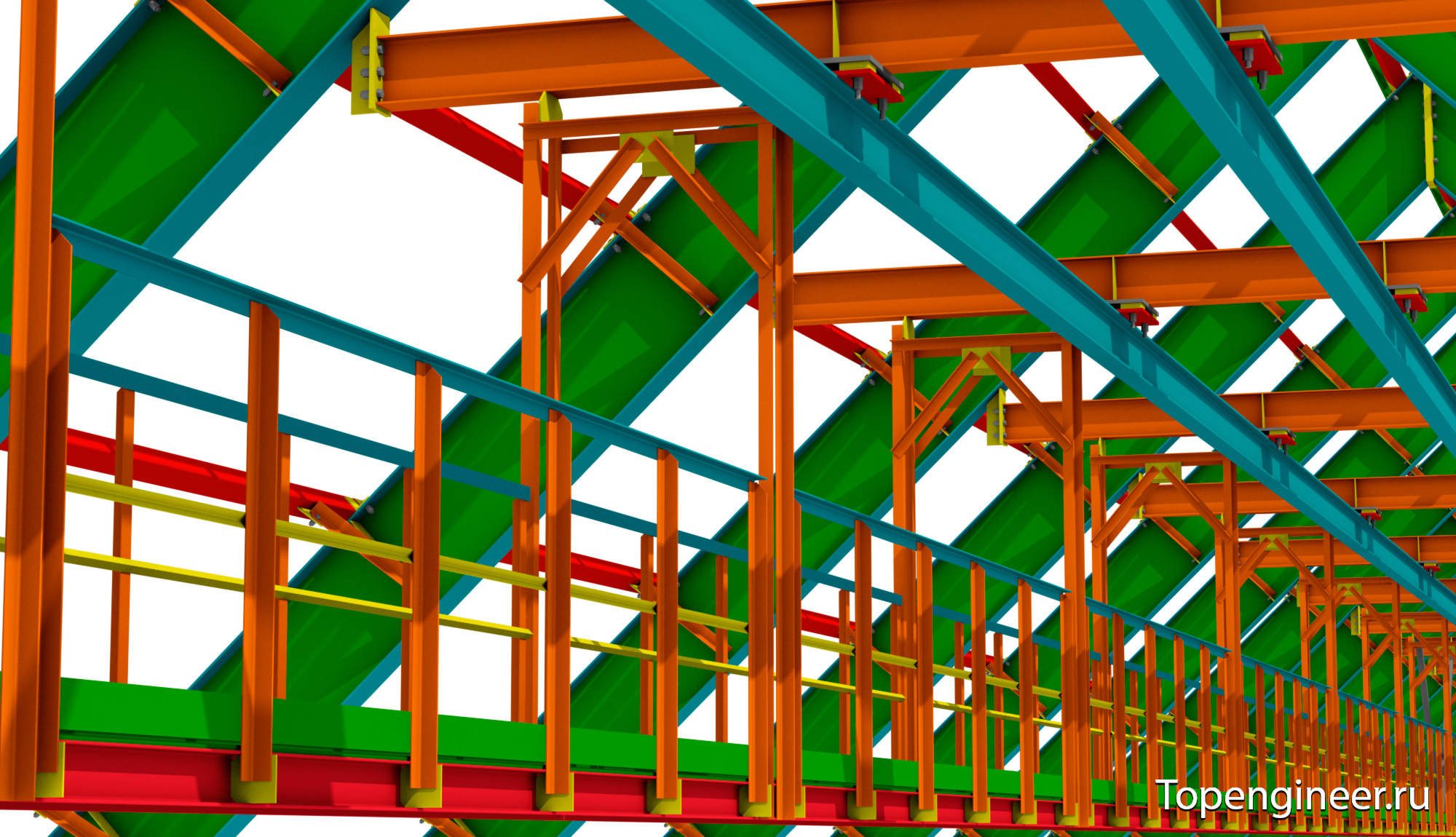 Проектирование двускатной кровли - Разработка КМД