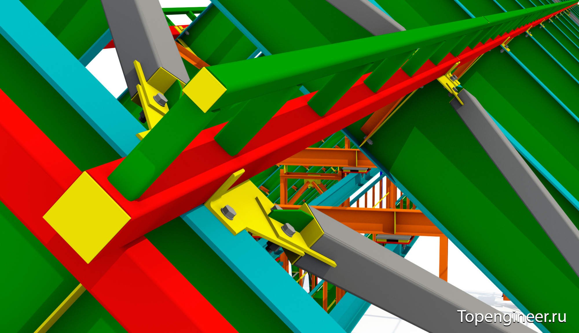 Проектирование двускатной кровли - Разработка КМД
