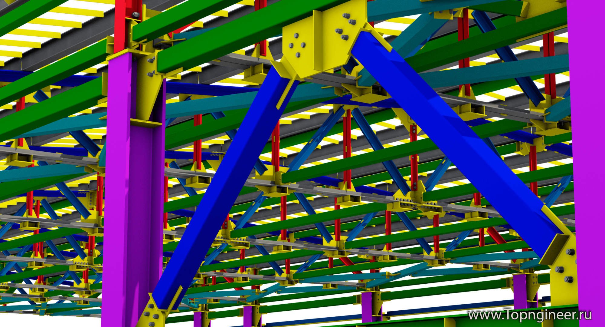 Проектирование ферм из уголка  - Разработка КМД