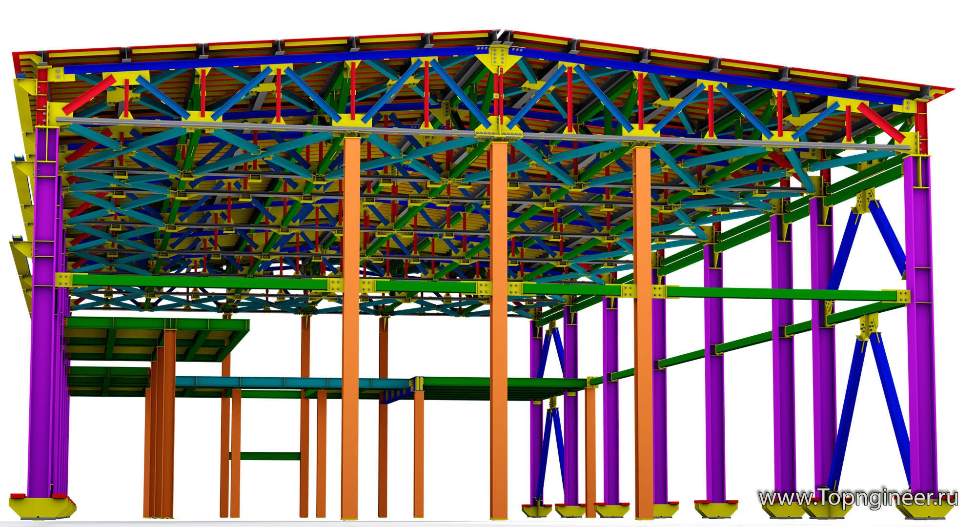 Проектирование ферм из уголка  - Разработка КМД