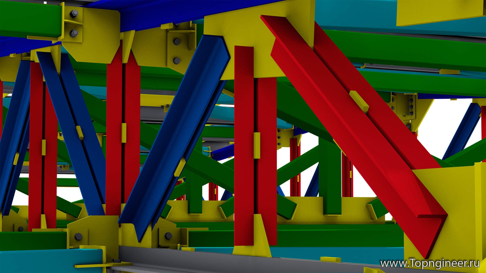 Проектирование ферм из уголка  - Разработка КМД