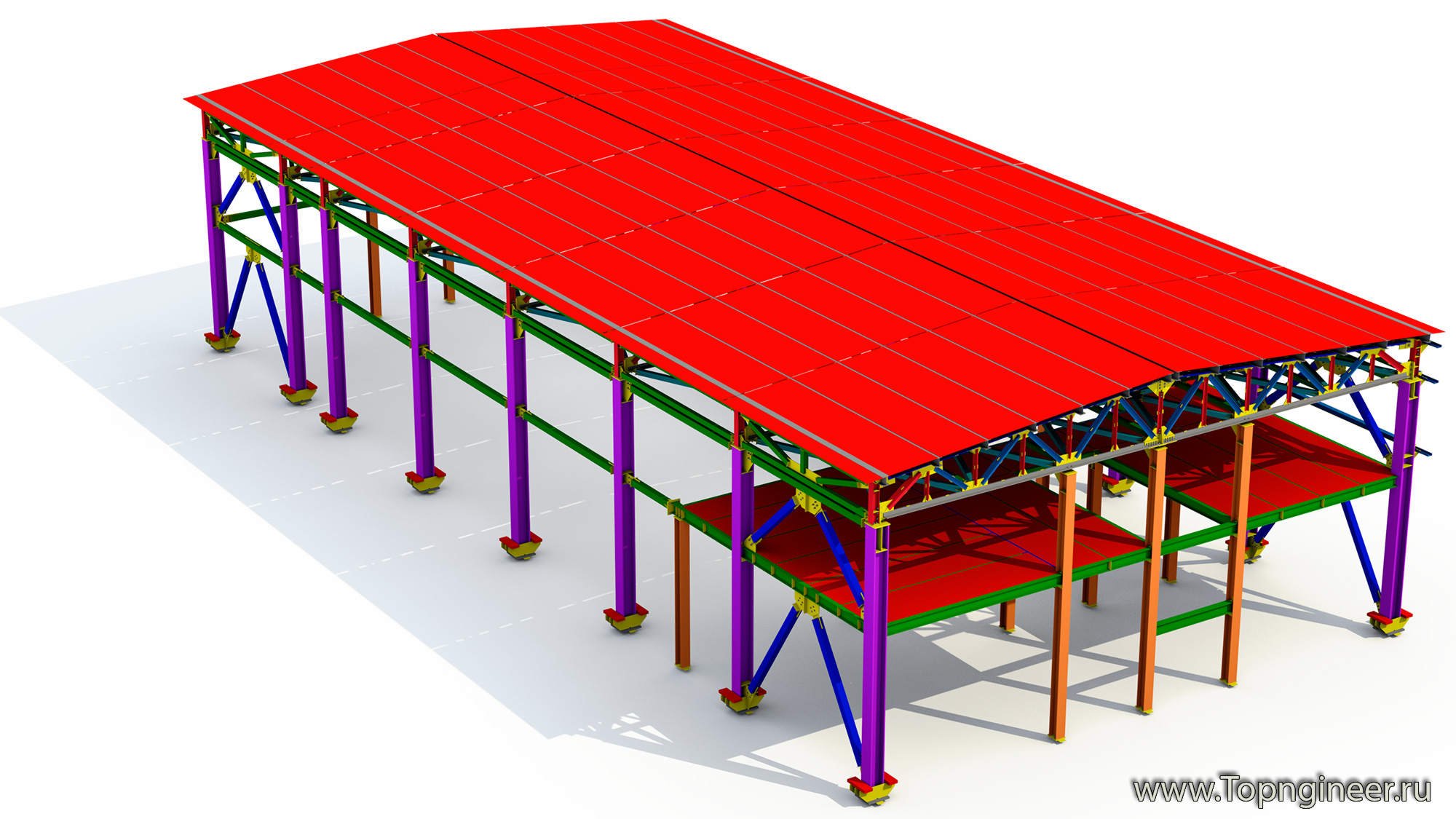 Проектирование ферм из уголка  - Разработка КМД
