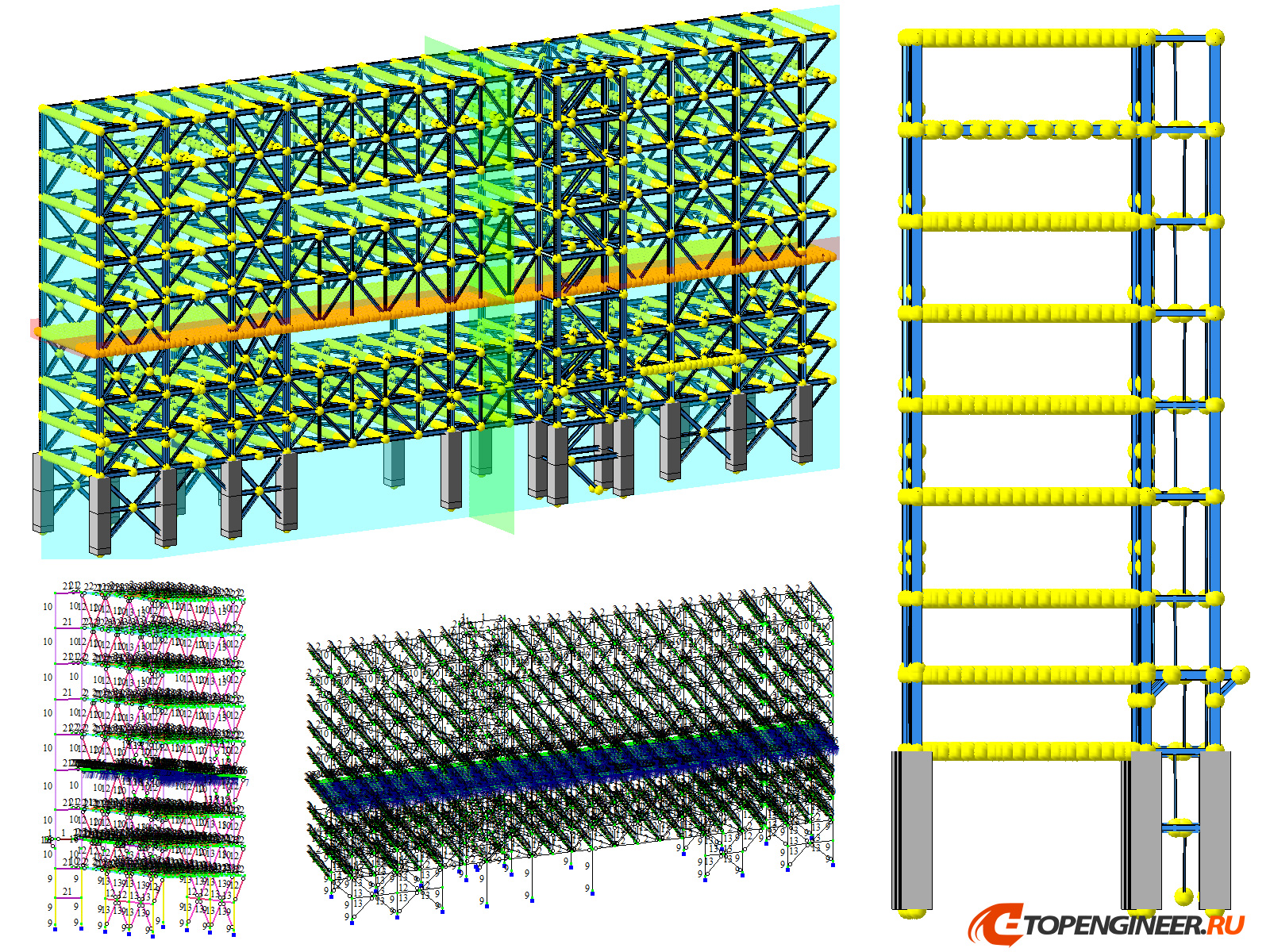 Проектирование и расчет конструкций - BIM проектирование - разработка КМ, КЖ, КМД - Генеральное проектирование в BIM