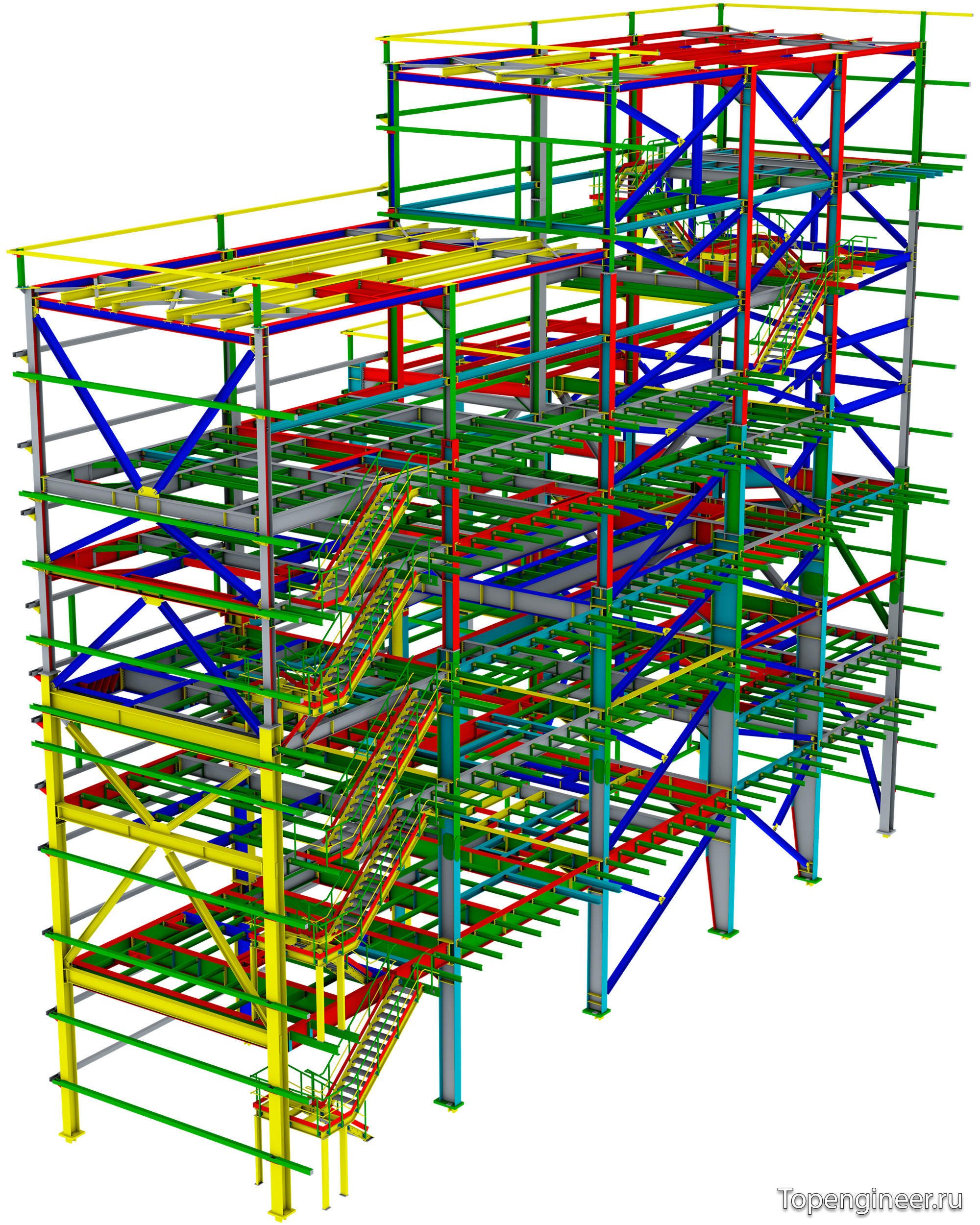 Проектирование многоэтажных эстакад  - Разработка КМД