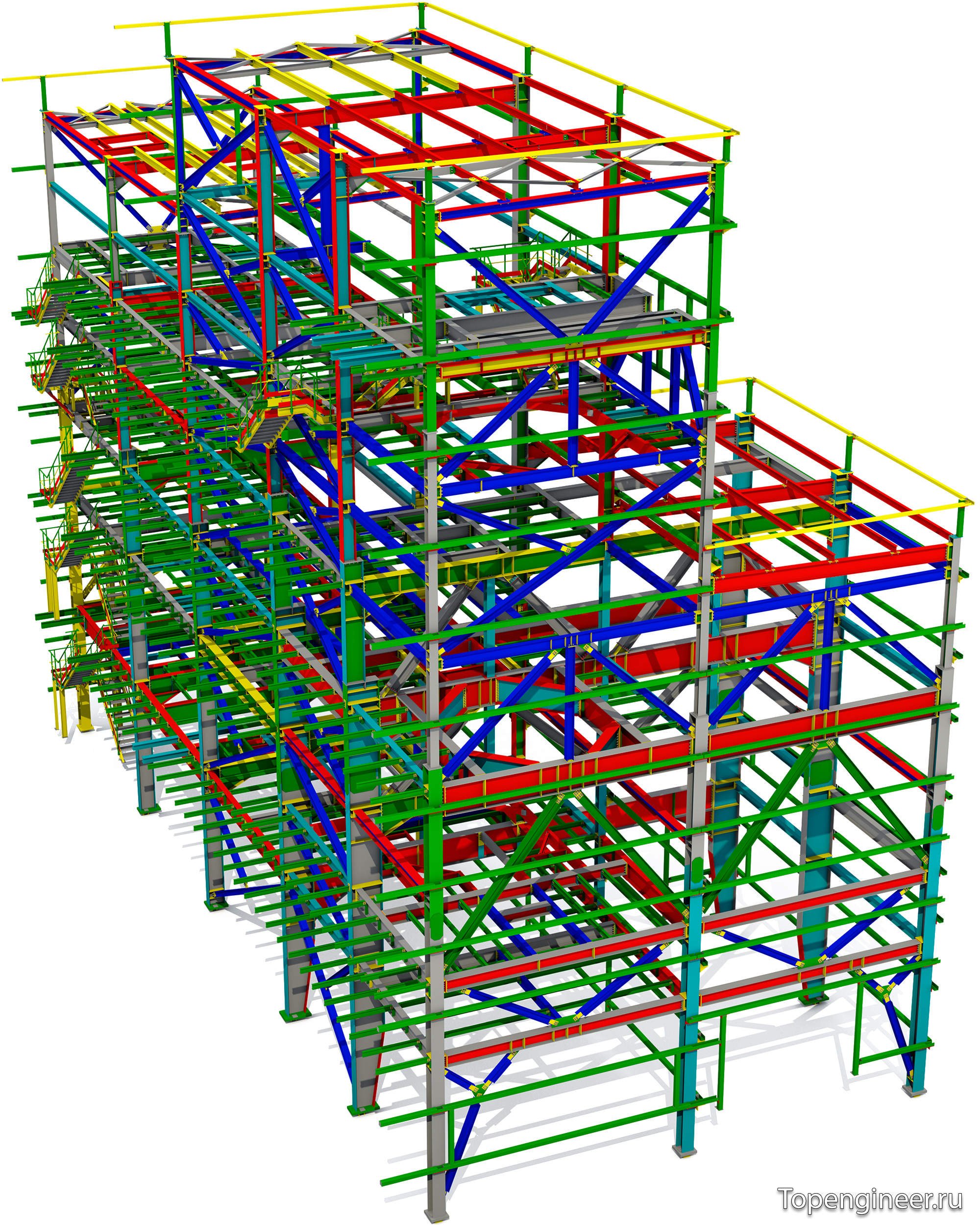 Проектирование многоэтажных эстакад  - Разработка КМД