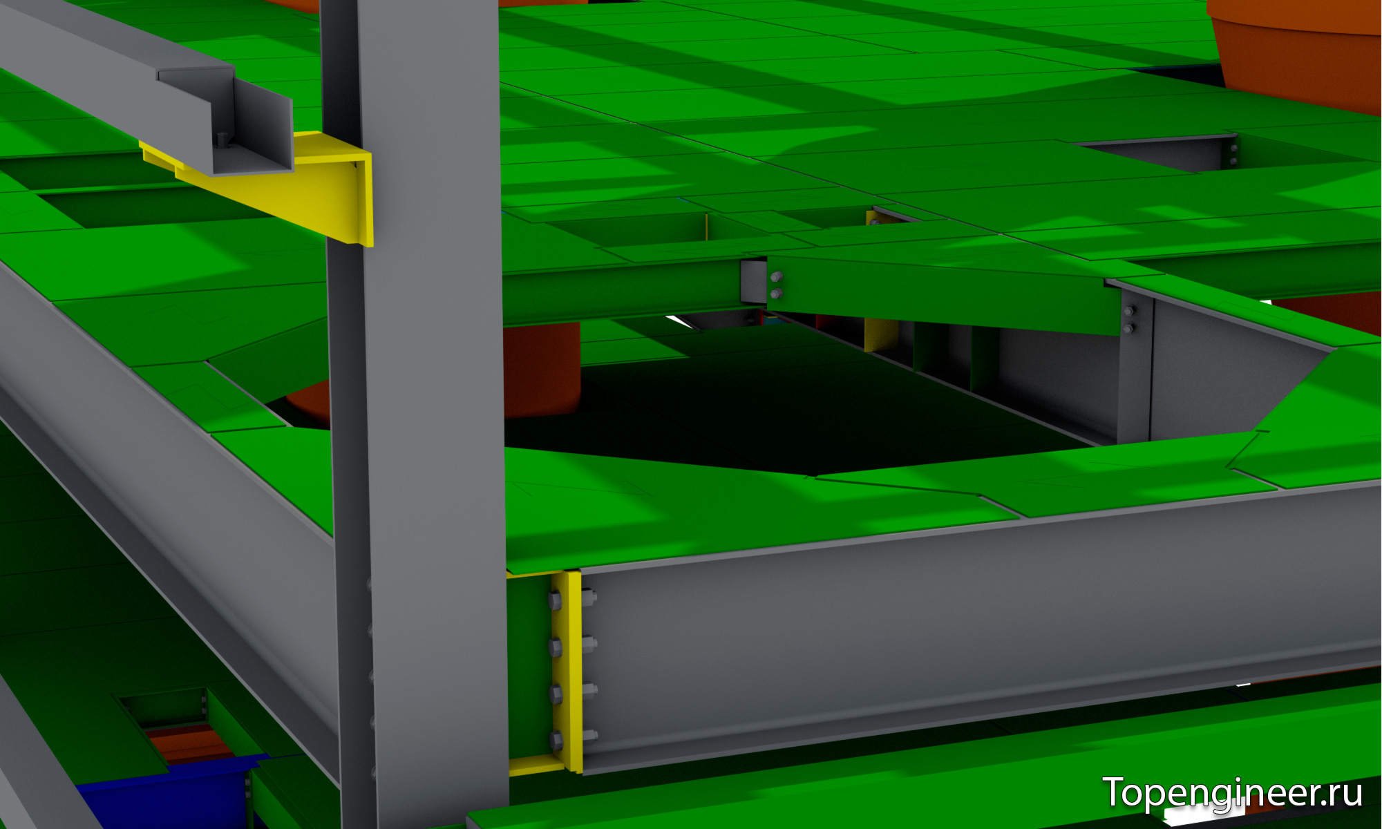 Проектирование многоэтажных эстакад  - Разработка КМД