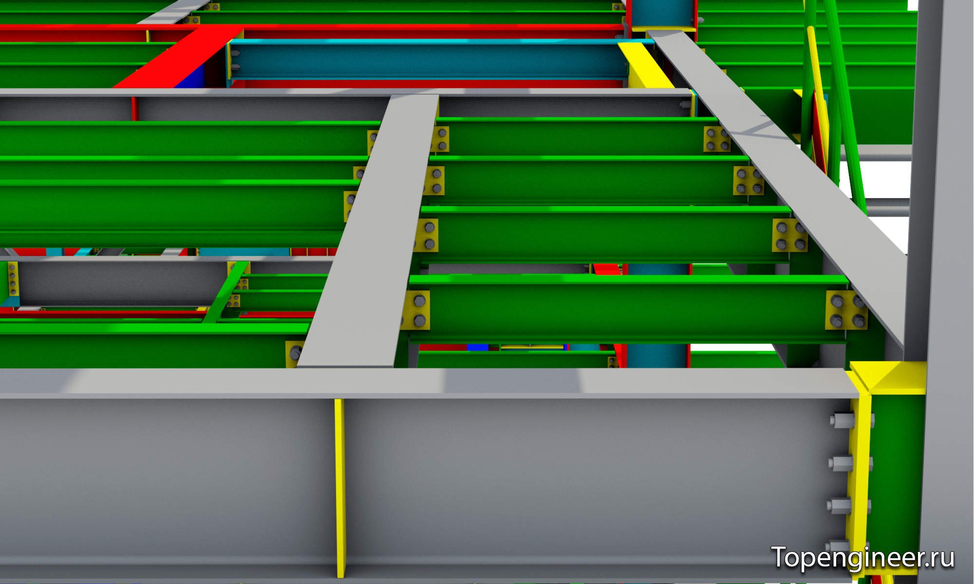 Проектирование многоэтажных эстакад  - Разработка КМД