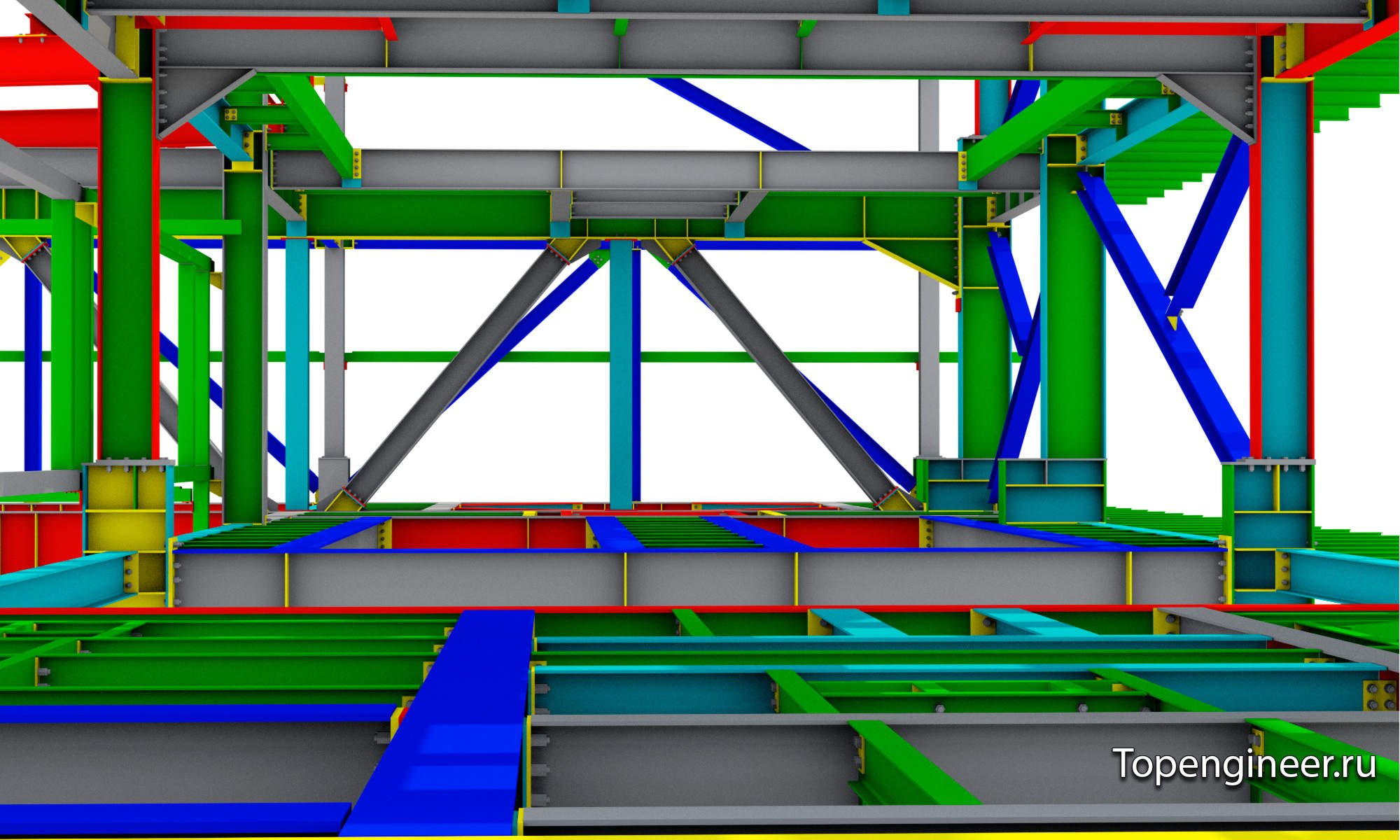 Проектирование многоэтажных эстакад  - Разработка КМД