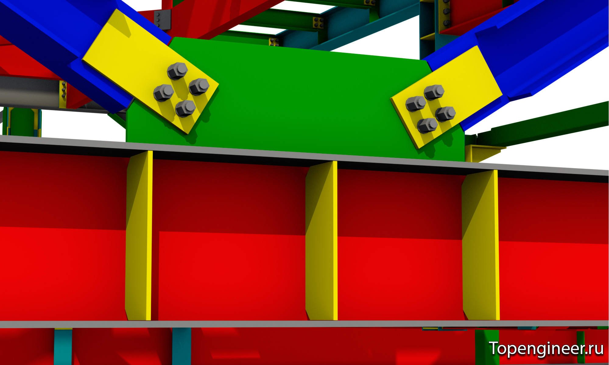 Проектирование многоэтажных эстакад  - Разработка КМД