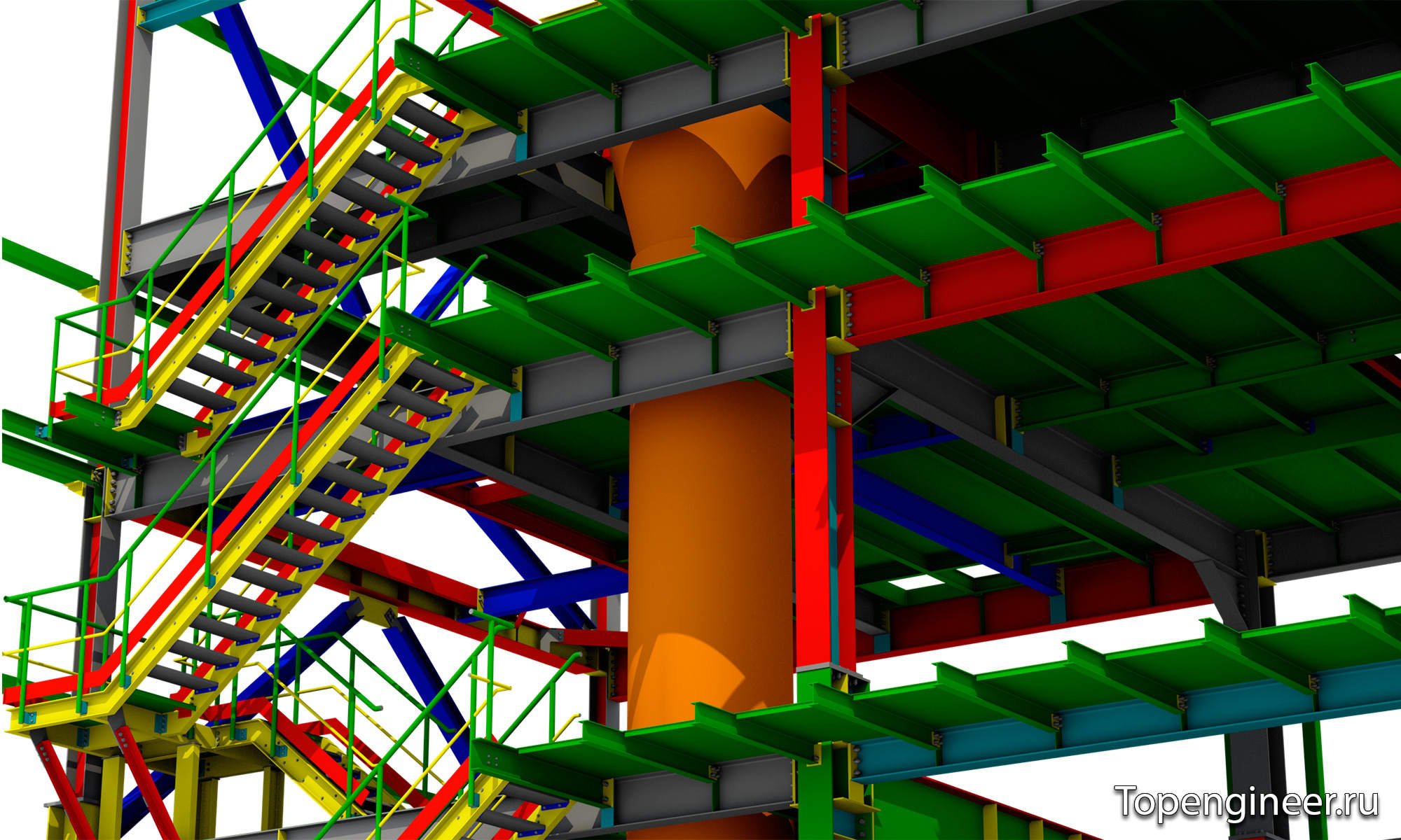 Проектирование многоэтажных эстакад  - Разработка КМД