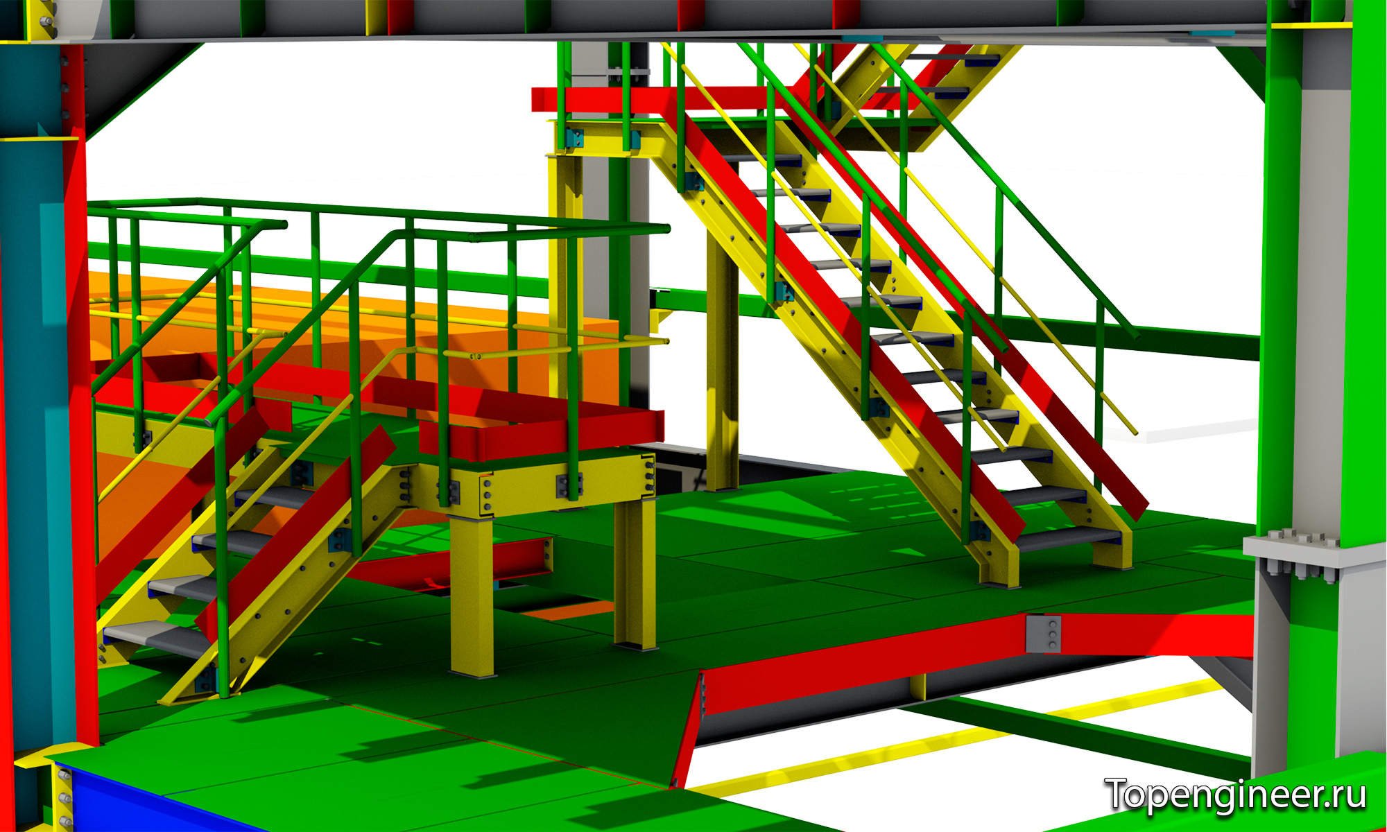 Проектирование многоэтажных эстакад  - Разработка КМД