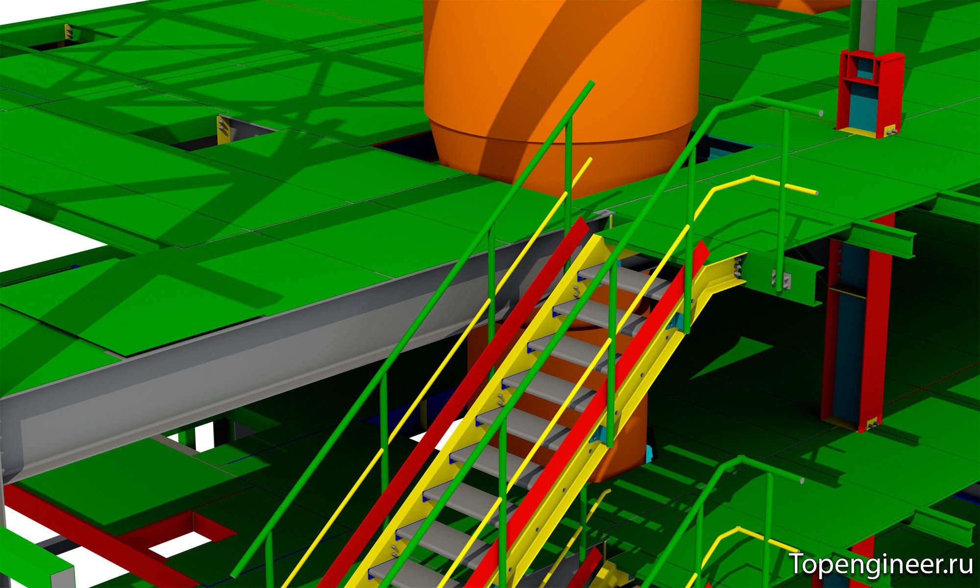 Проектирование многоэтажных эстакад  - Разработка КМД