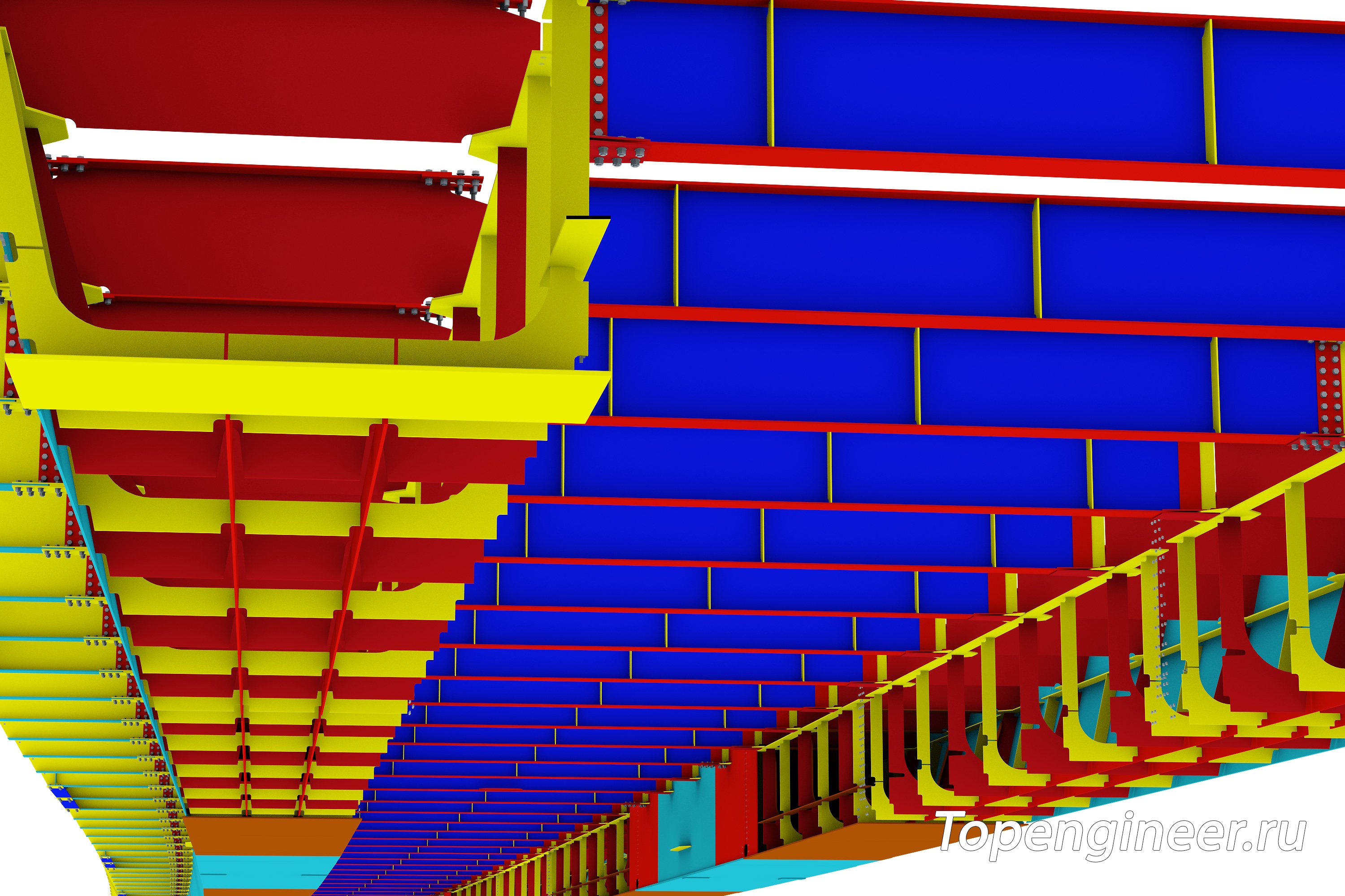 Проектирование мостов КМ и КМД - разработка КМД, КМ, КЖ. Tekla Structures - BIM 