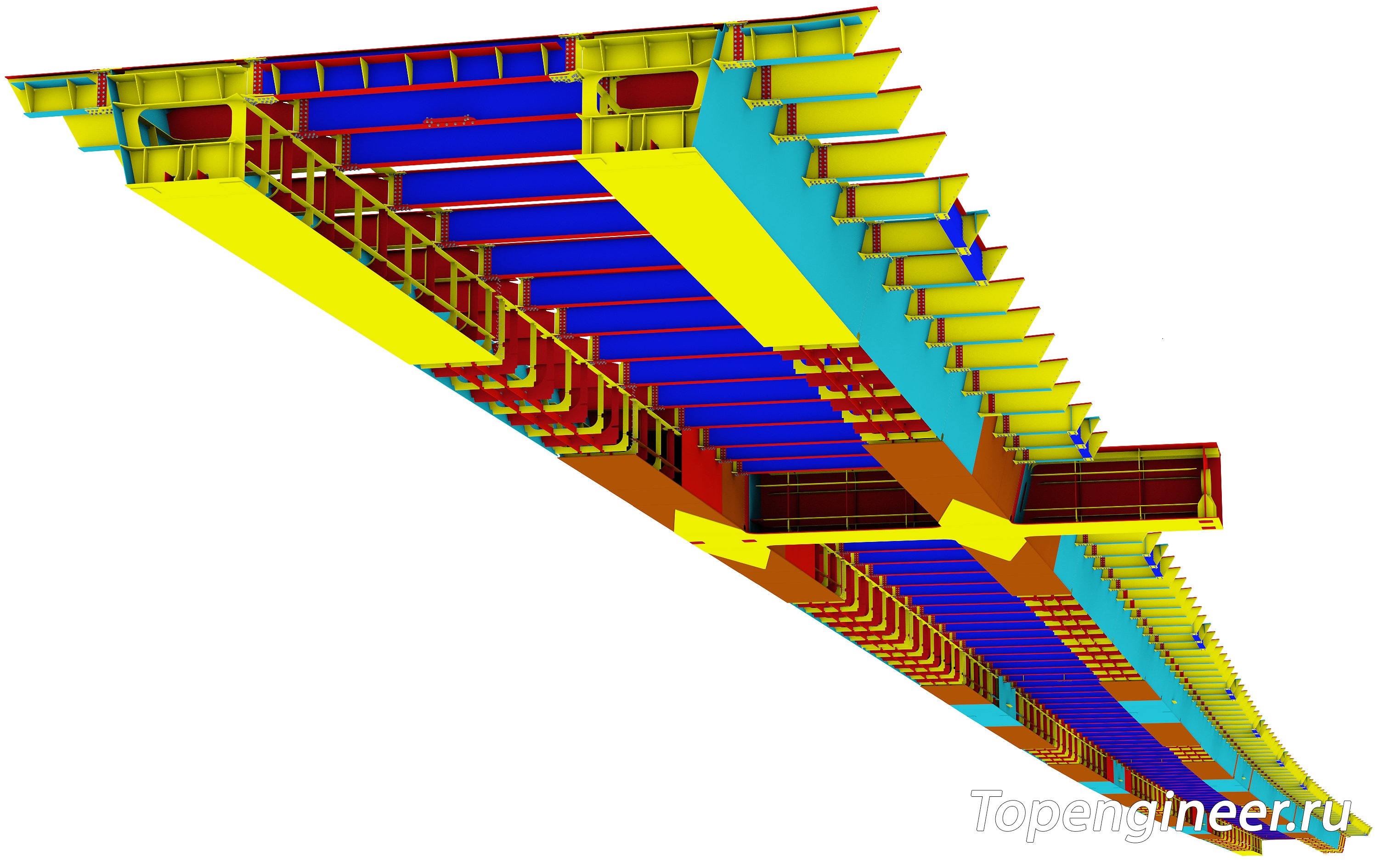 Проектирование мостов КМ и КМД - разработка КМД, КМ, КЖ. Tekla Structures - BIM 