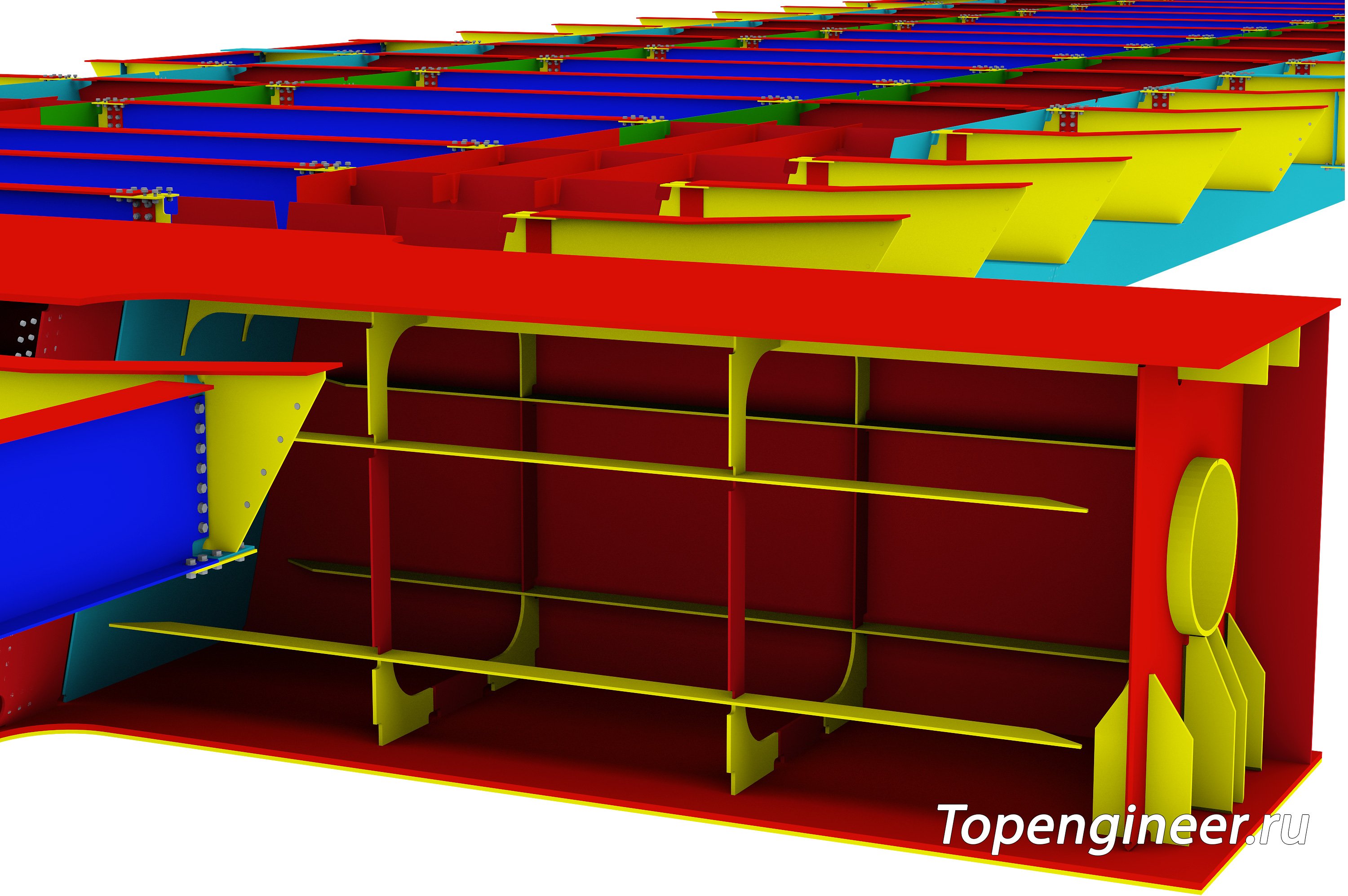 Проектирование мостов КМ и КМД - разработка КМД, КМ, КЖ. Tekla Structures - BIM 