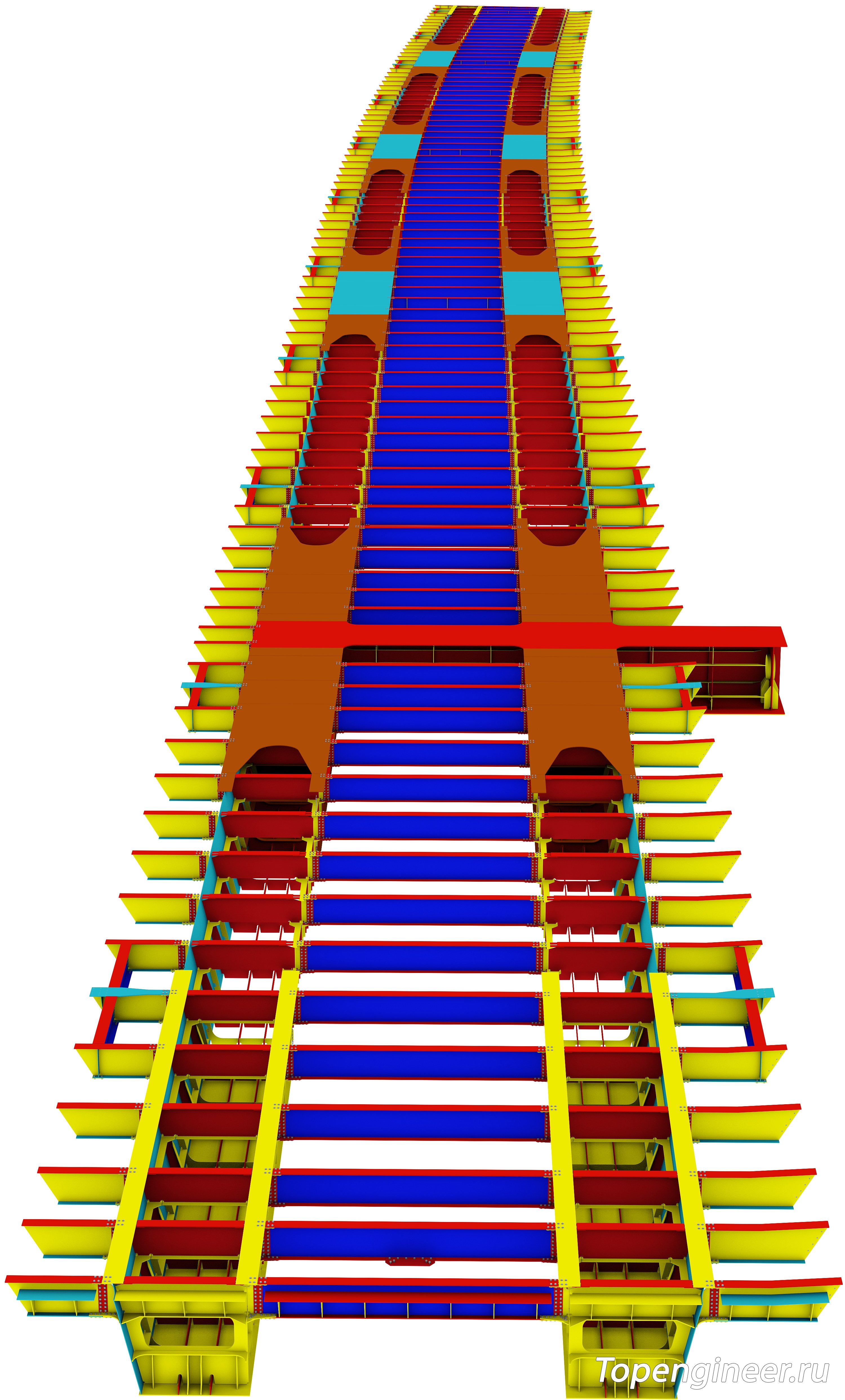 Проектирование мостов КМ и КМД - разработка КМД, КМ, КЖ. Tekla Structures - BIM 