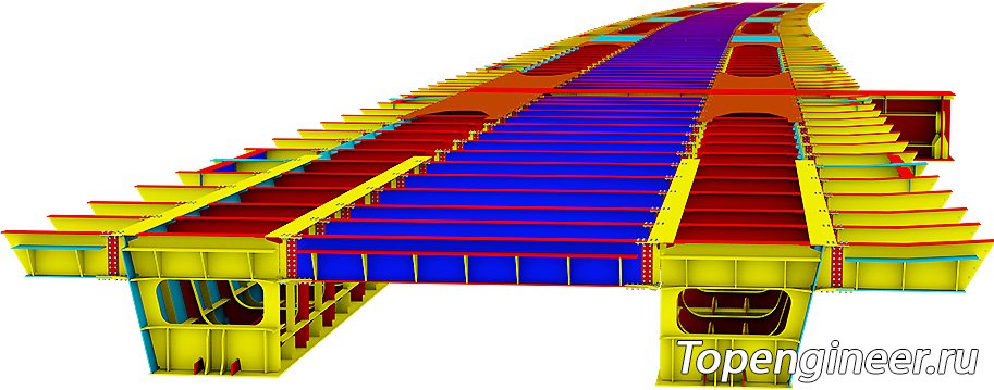 Проектирование мостов КМ и КМД - разработка КМД, КМ, КЖ. Tekla Structures - BIM