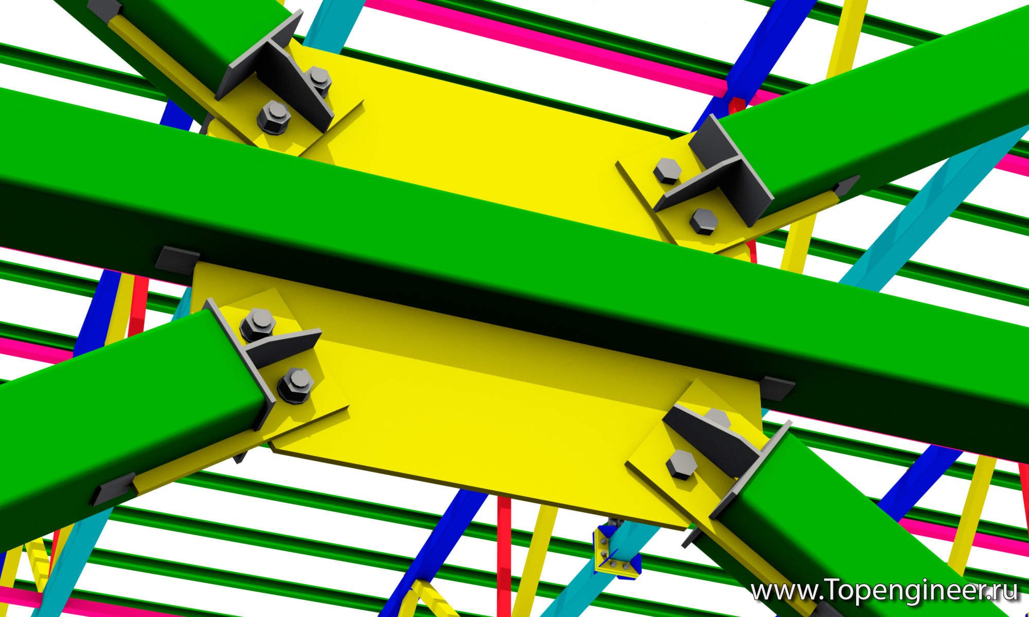Проектирование односкатной кровли  - Разработка КМД