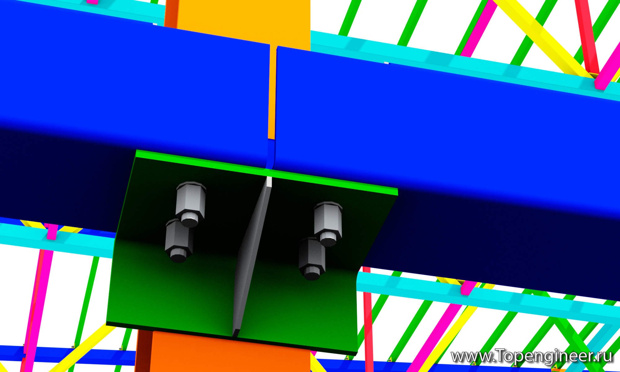 Проектирование односкатной кровли  - Разработка КМД