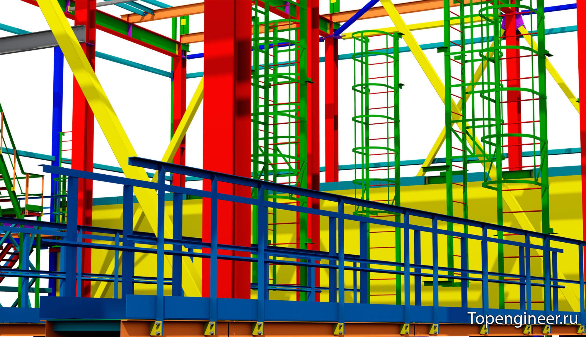 Проектирование подвесных подкрановых балок  - Разработка КМД