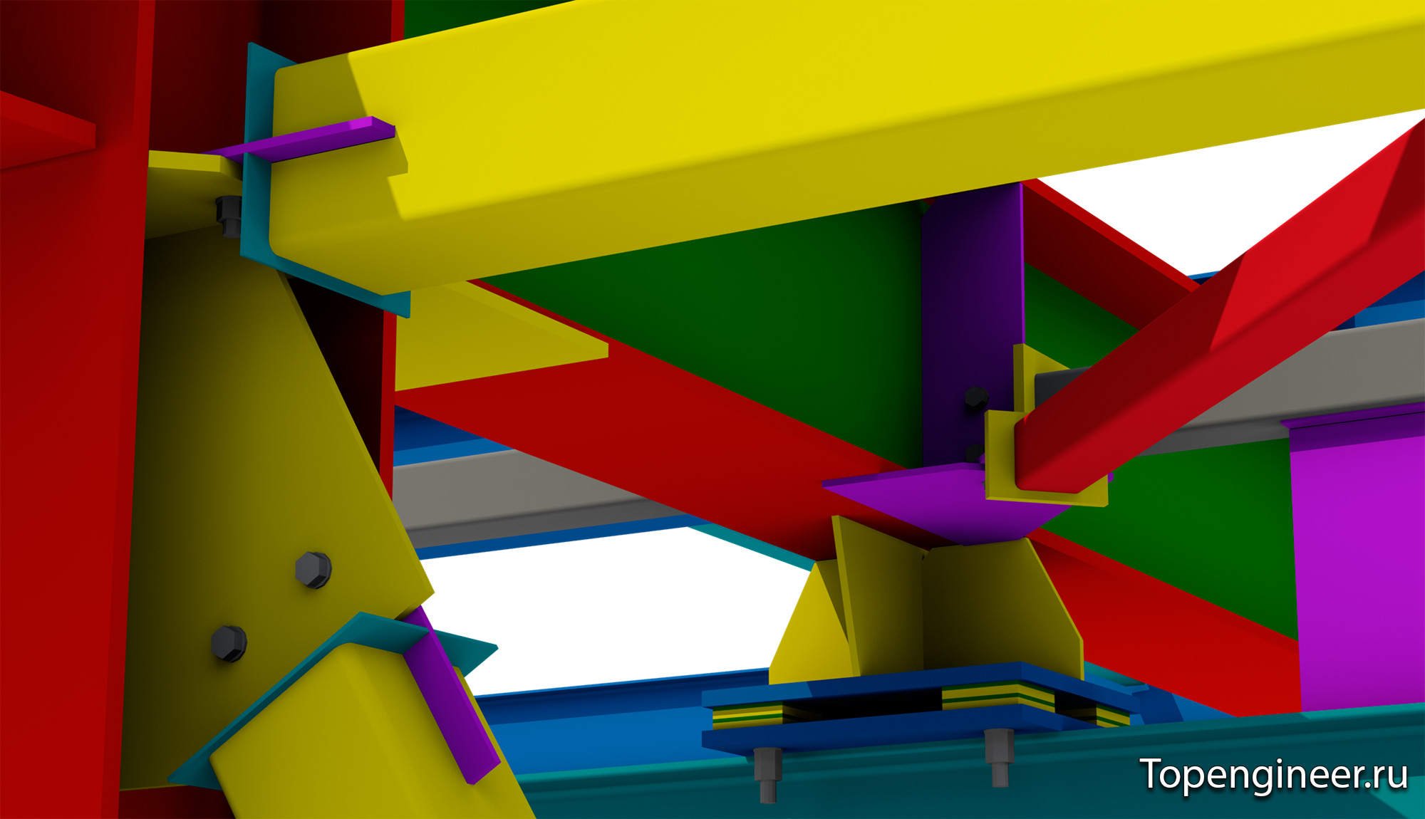 Проектирование подвесных подкрановых балок  - Разработка КМД