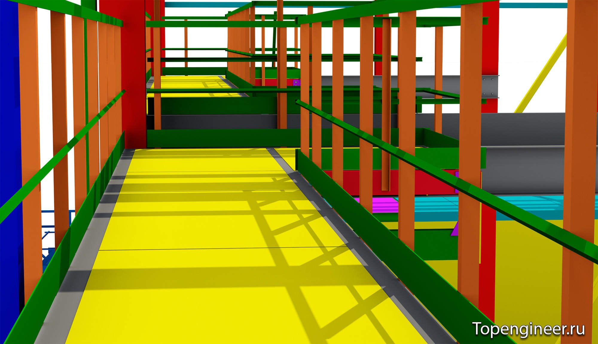 Проектирование подвесных подкрановых балок  - Разработка КМД