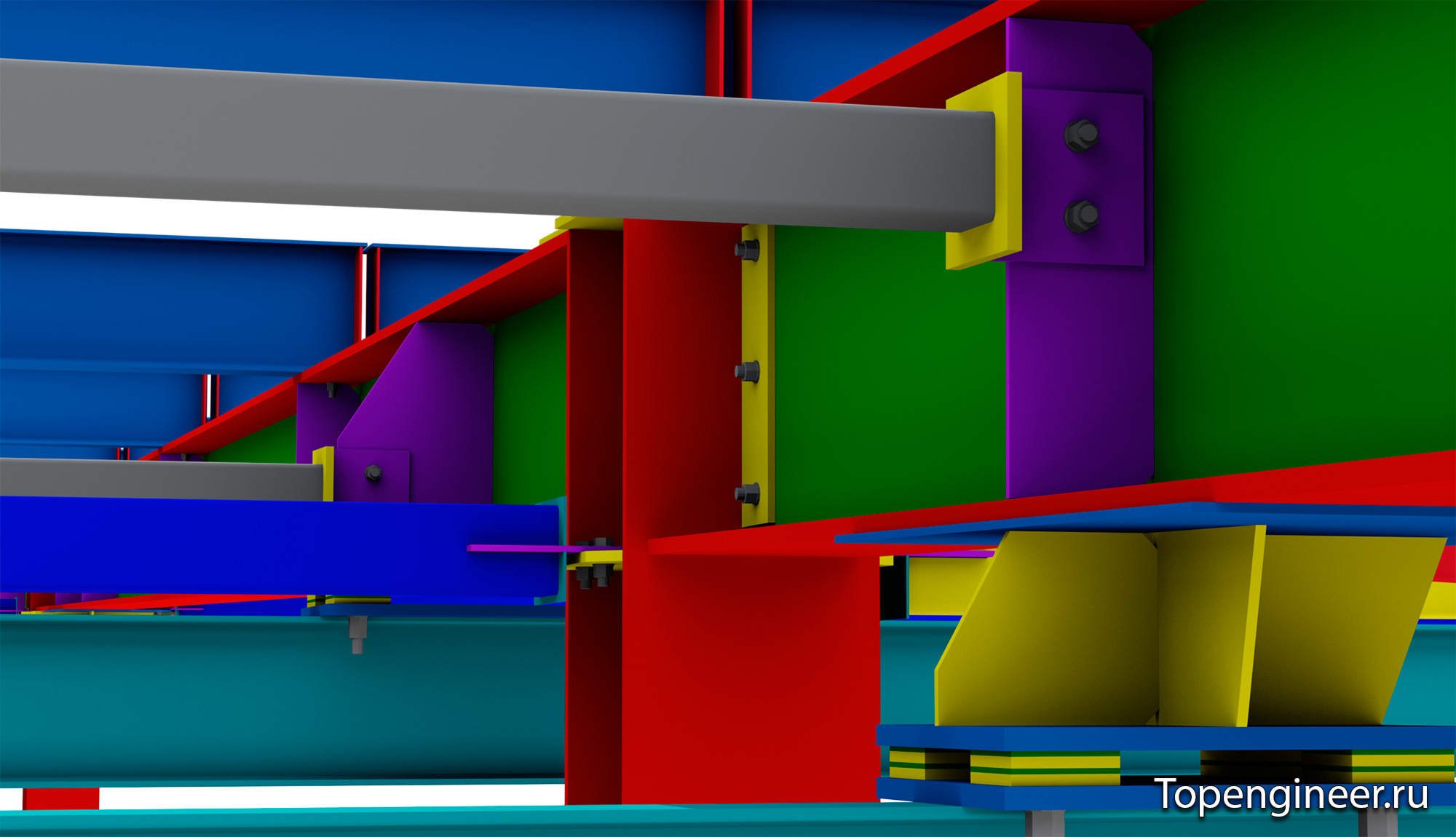 Проектирование подвесных подкрановых балок  - Разработка КМД