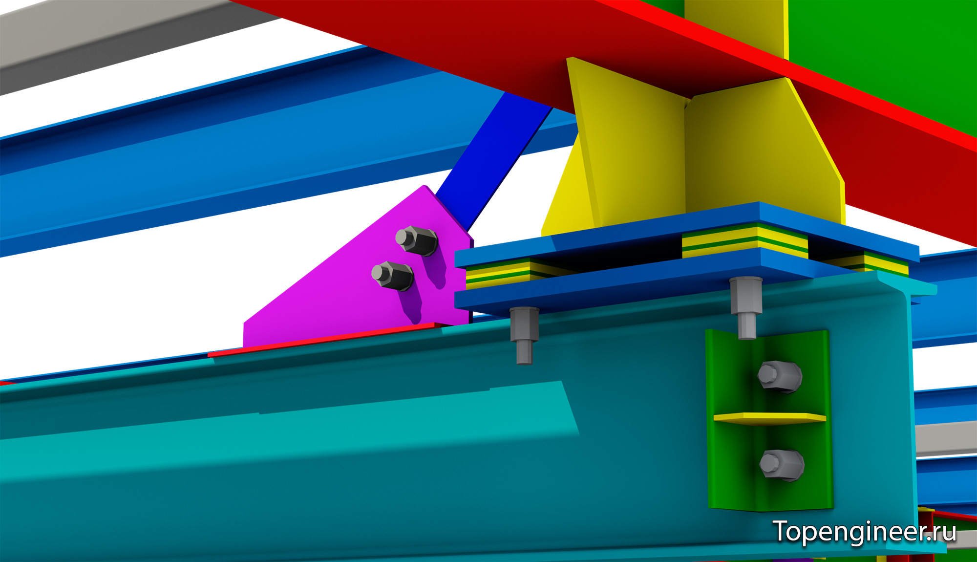 Проектирование подвесных подкрановых балок  - Разработка КМД