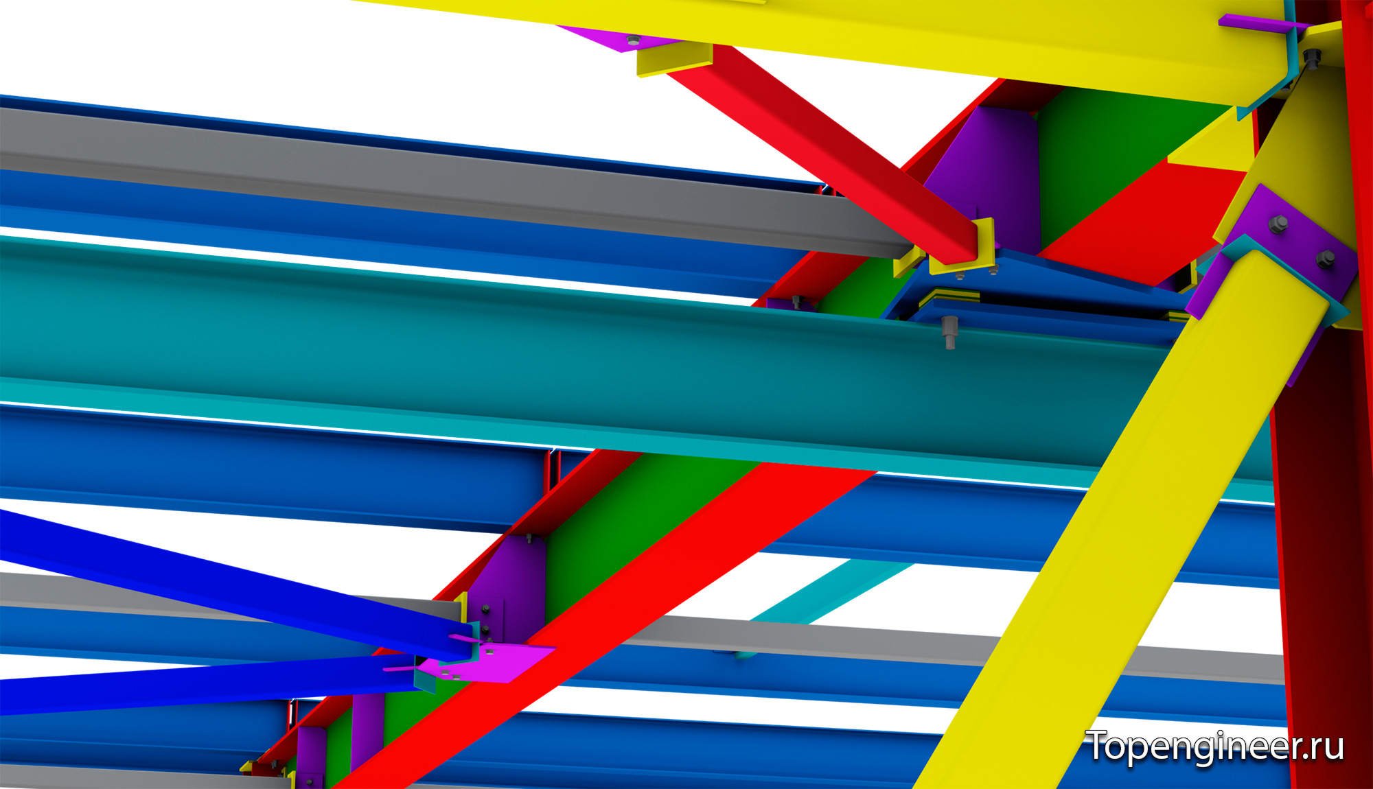 Проектирование подвесных подкрановых балок  - Разработка КМД