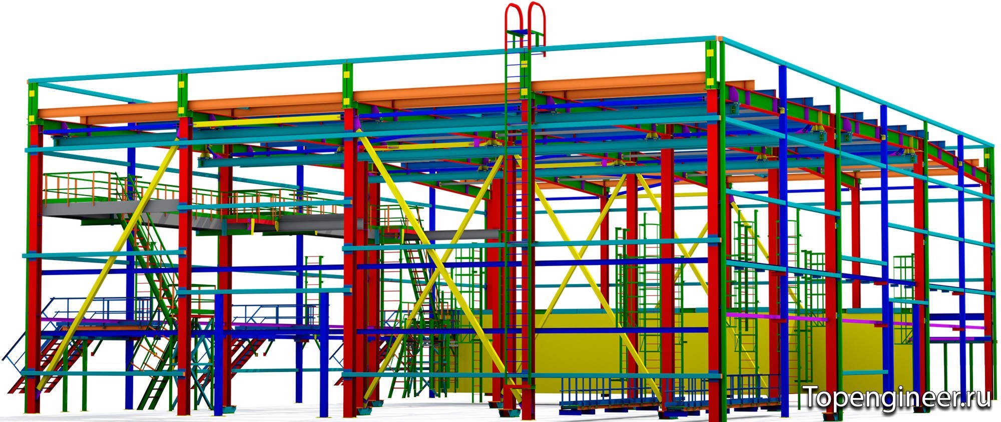 Проектирование подвесных подкрановых балок  - Разработка КМД