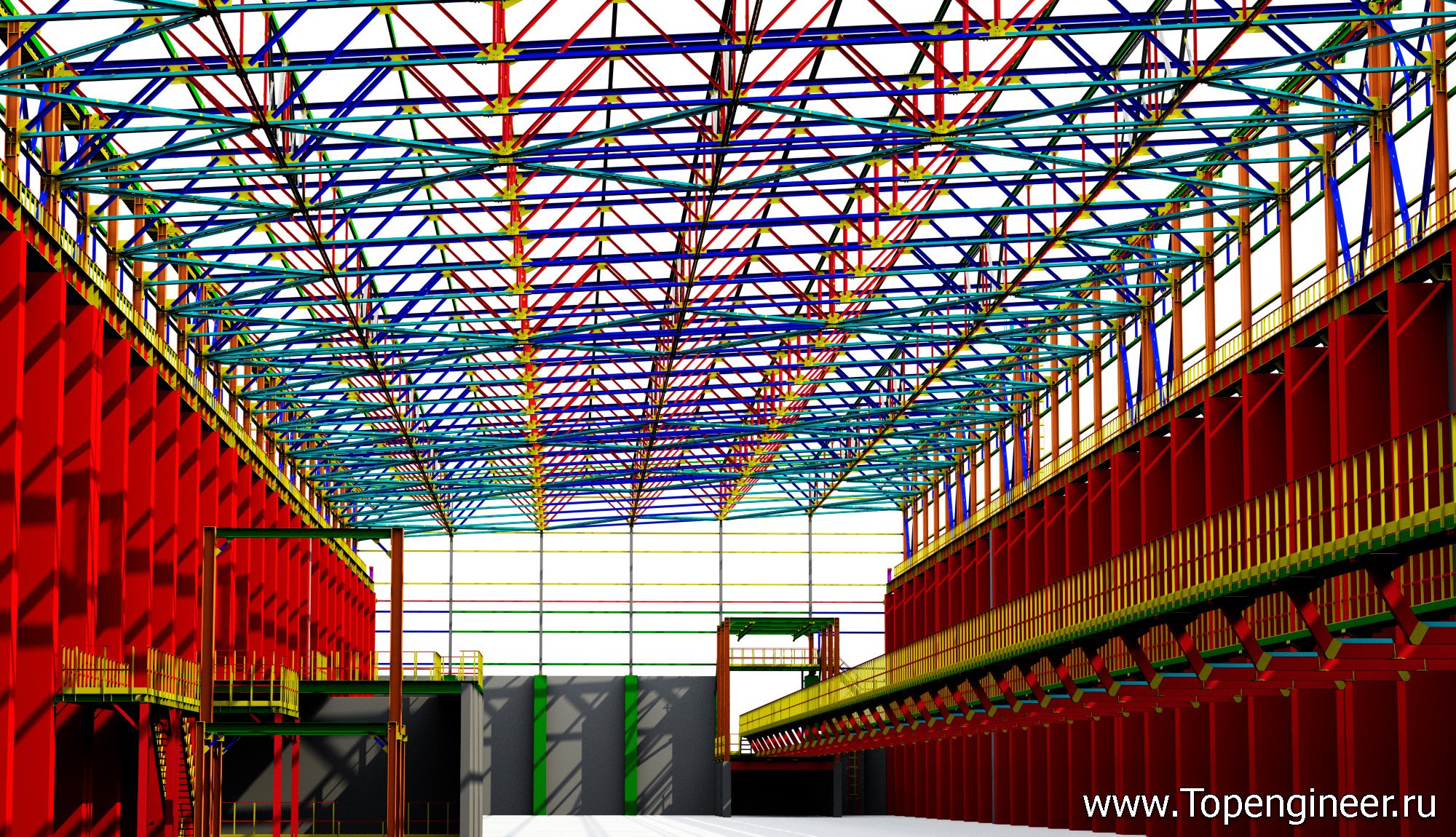 Проектирование крытых складов - разработка КМ, КЖ, КМД,  КМ, КЖ