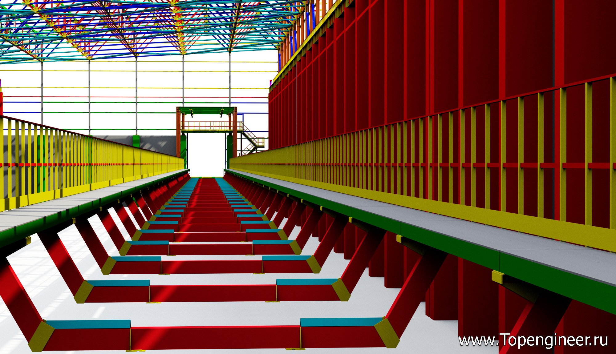 Проектирование крытых складов - разработка КМ, КЖ, КМД,  КМ, КЖ