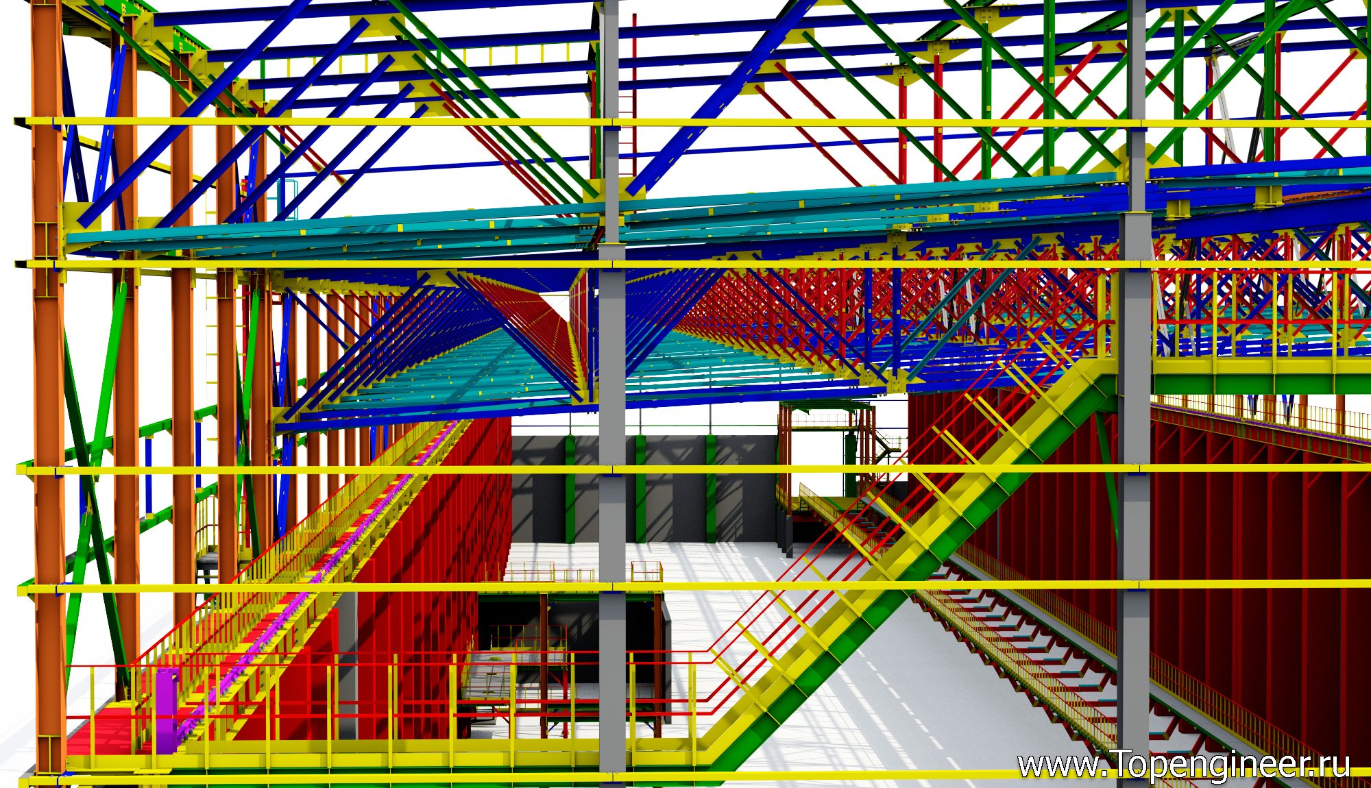 Проектирование крытых складов - разработка КМ, КЖ, КМД,  КМ, КЖ