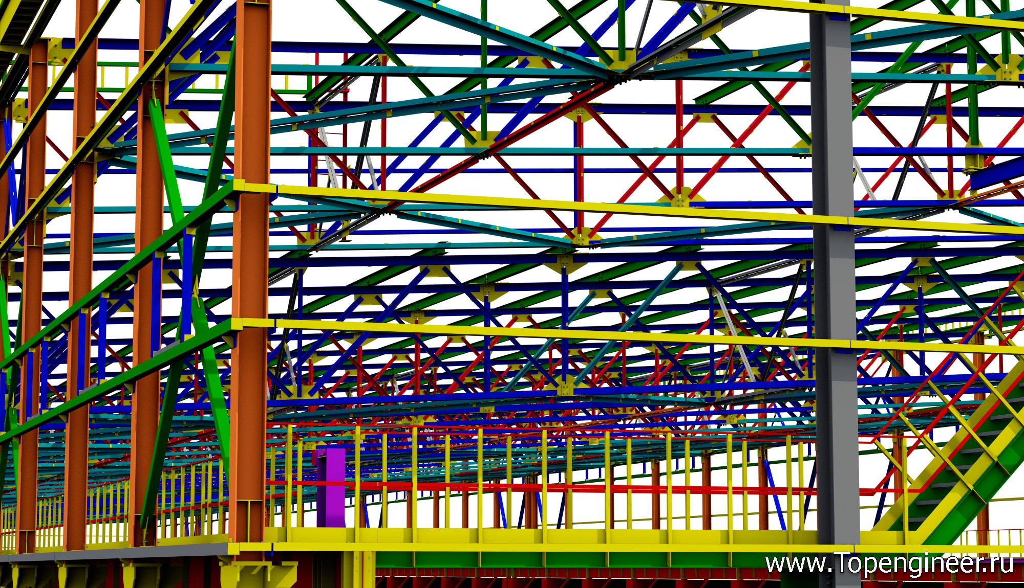 Проектирование крытых складов - разработка КМ, КЖ, КМД,  КМ, КЖ