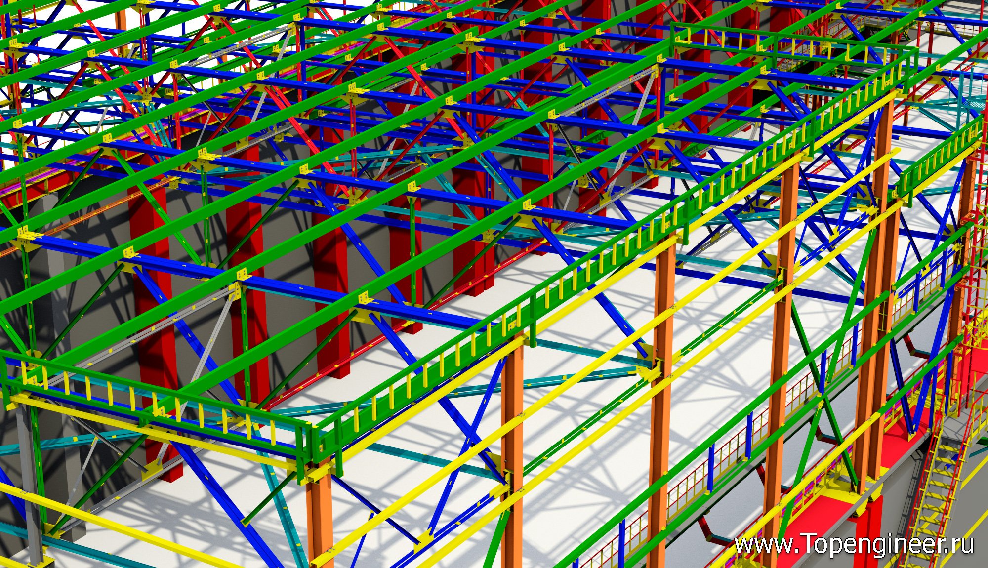 Проектирование крытых складов - разработка КМ, КЖ, КМД,  КМ, КЖ
