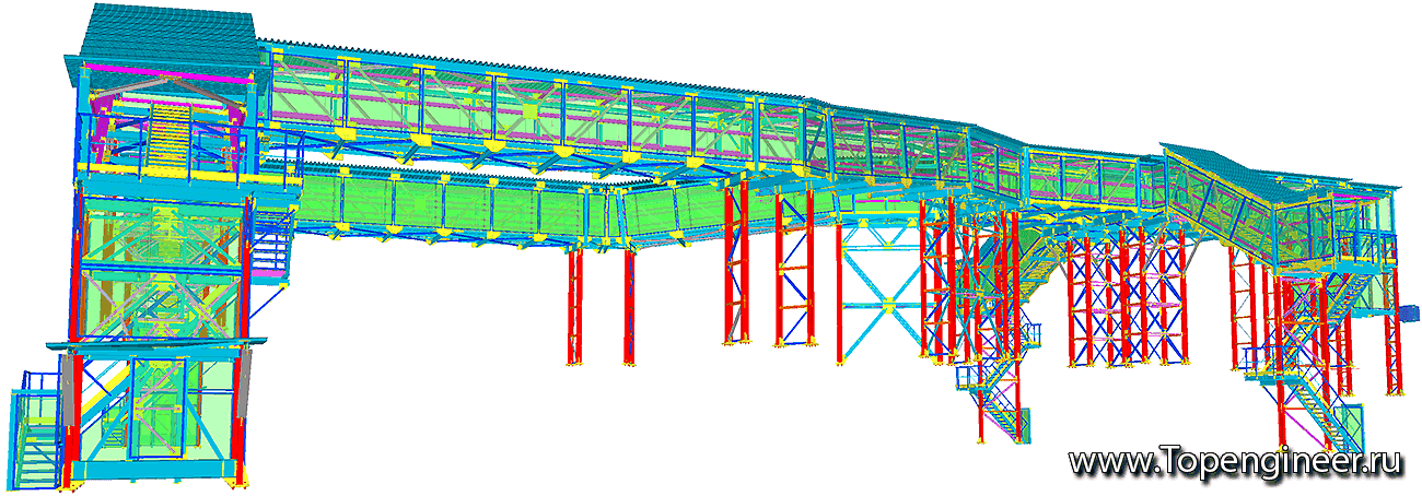 Расчет и проектирование эстакад - Разработка КМ, КМД