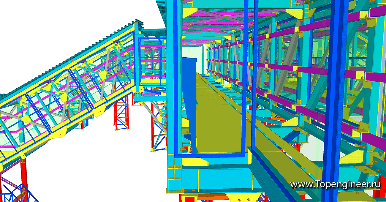 Расчет и проектирование эстакад - Разработка КМ, КМД