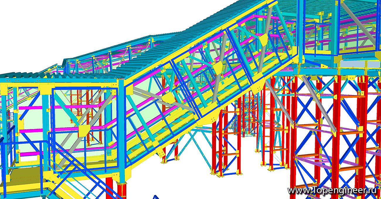 Расчет и проектирование эстакад - Разработка КМ, КМД