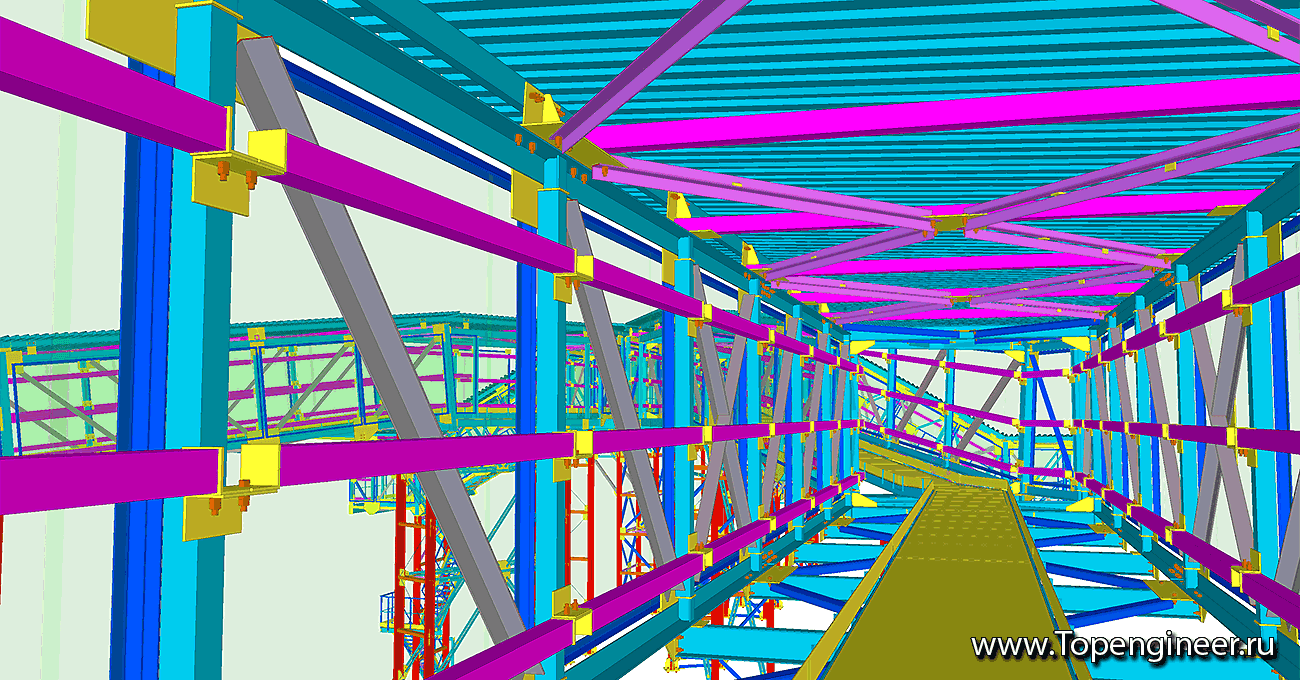 Расчет и проектирование эстакад - Разработка КМ, КМД