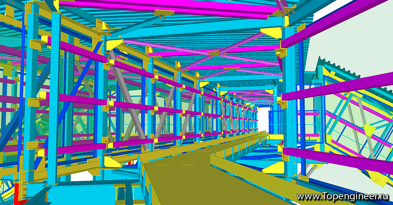 Расчет и проектирование эстакад - Разработка КМ, КМД