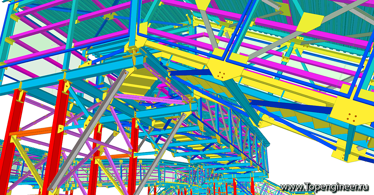Расчет и проектирование эстакад - Разработка КМ, КМД