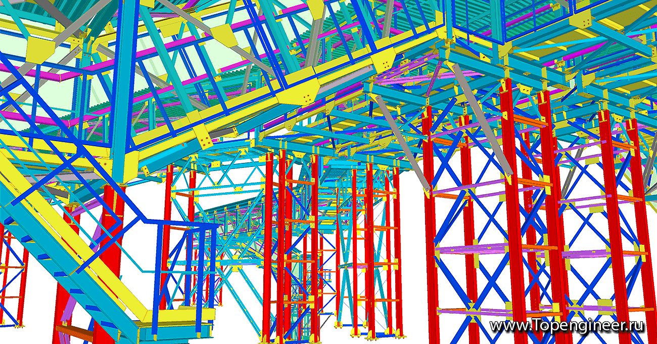 Расчет и проектирование эстакад - Разработка КМ, КМД