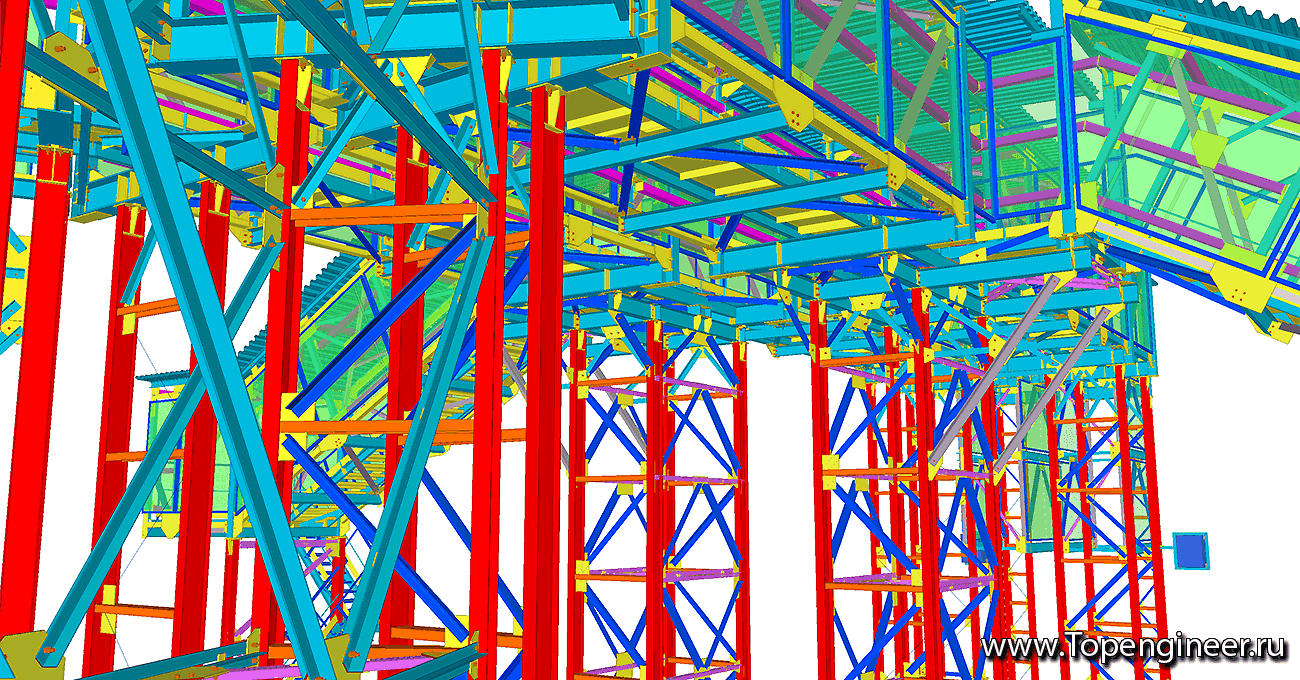Расчет и проектирование эстакад - Разработка КМ, КМД