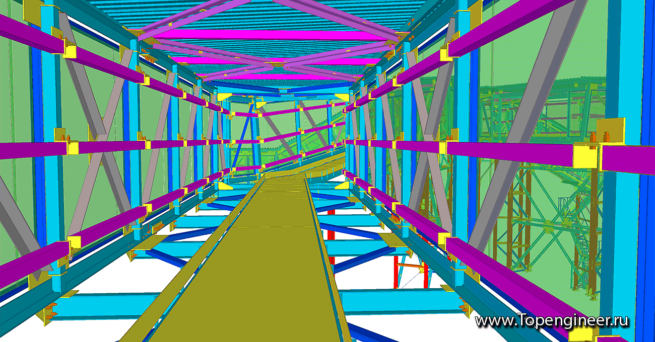 Расчет и проектирование эстакад - Разработка КМ, КМД