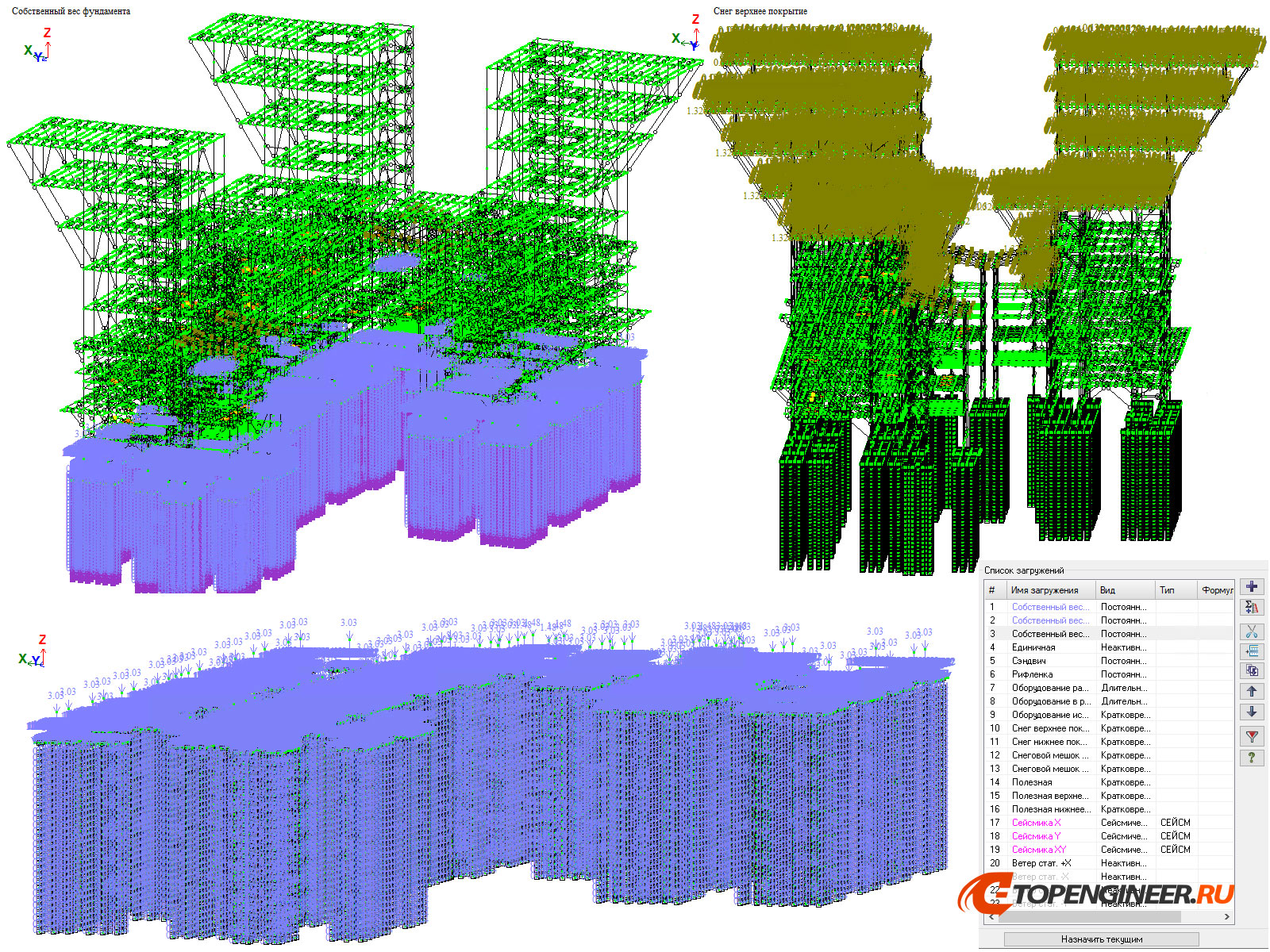 Расчет КМ - BIM проектирование - разработка КМ, КЖ, КМД - Генеральное проектирование в BIM